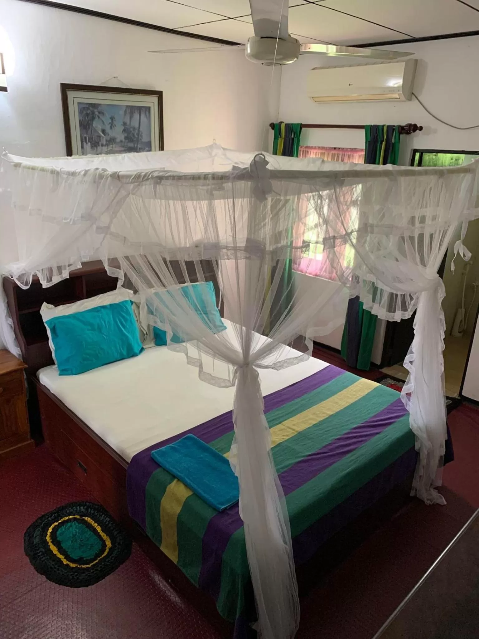 Bed in Jumera Villa Mirissa