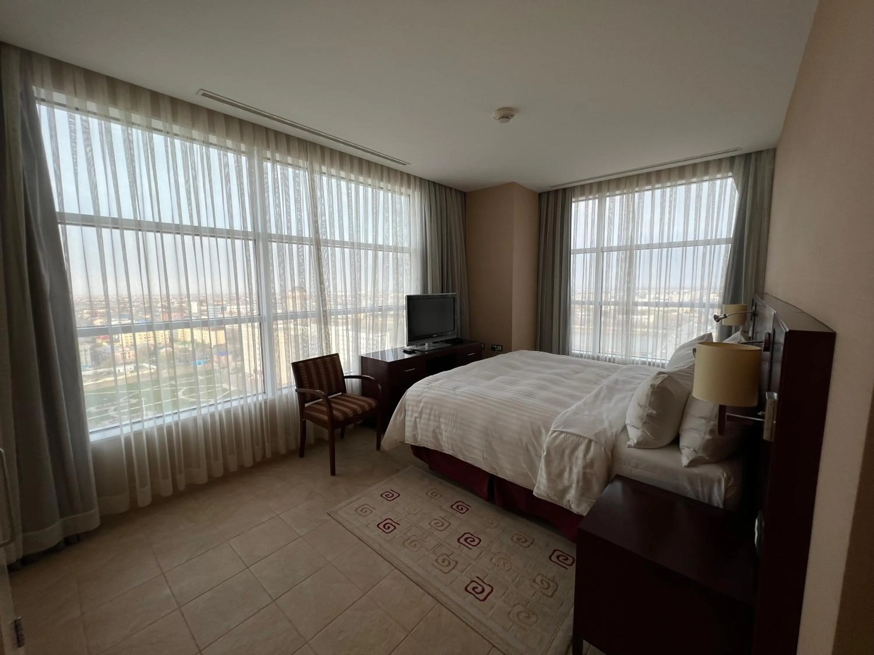 Bed in Atyrau Executive Apartments