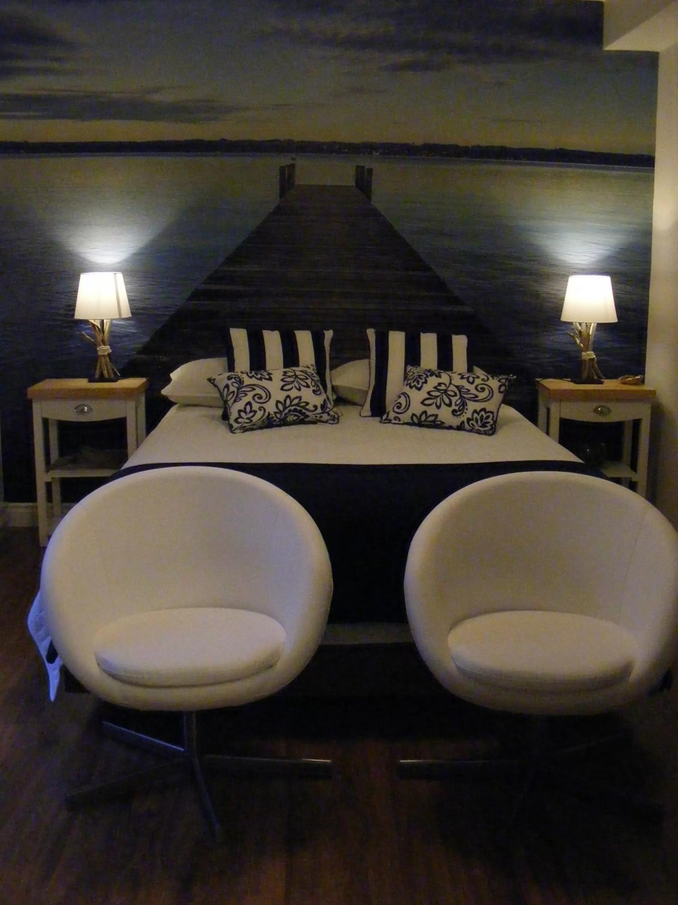 Decorative detail, Bed in Gite L'Antre d'Eux