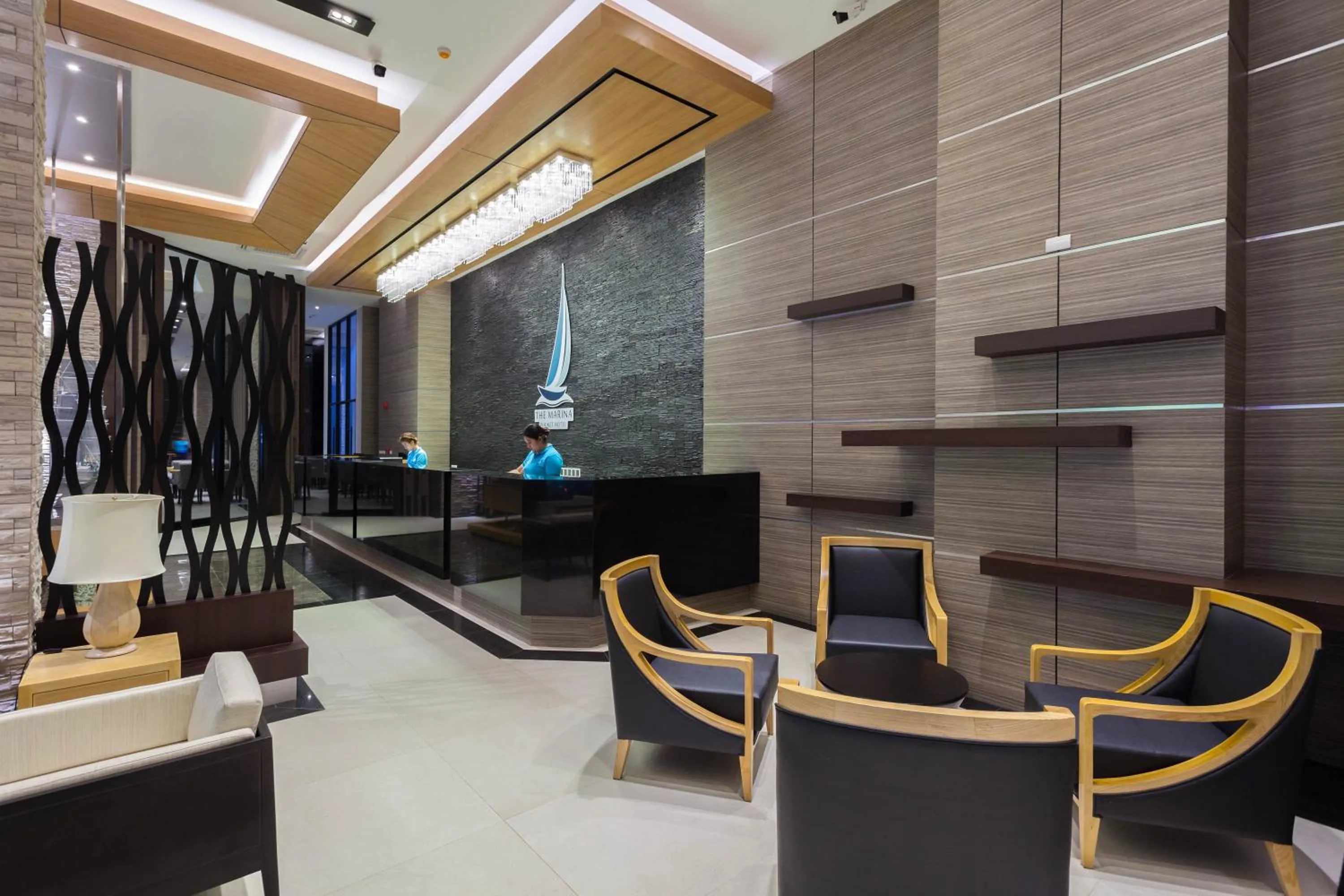 Lobby or reception in The Marina Phuket Hotel