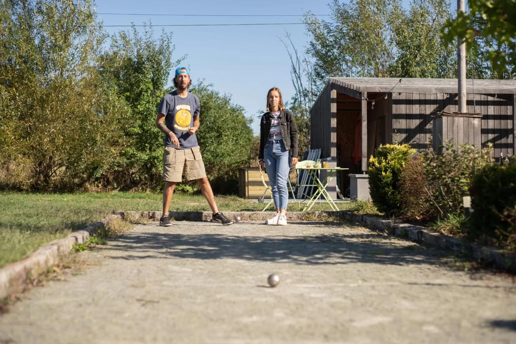 Children play ground in Le jardin des 4 saisons