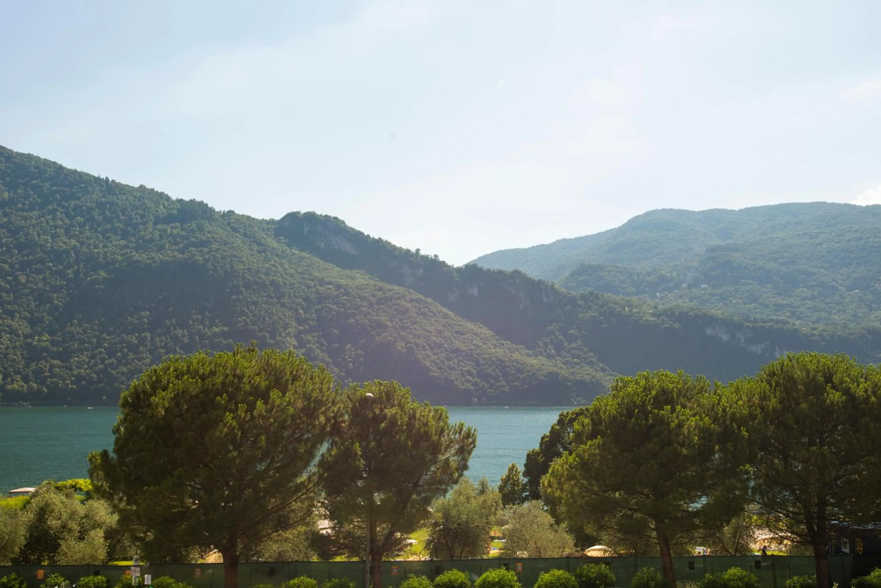 Lake view in Park Hotel Abbadia