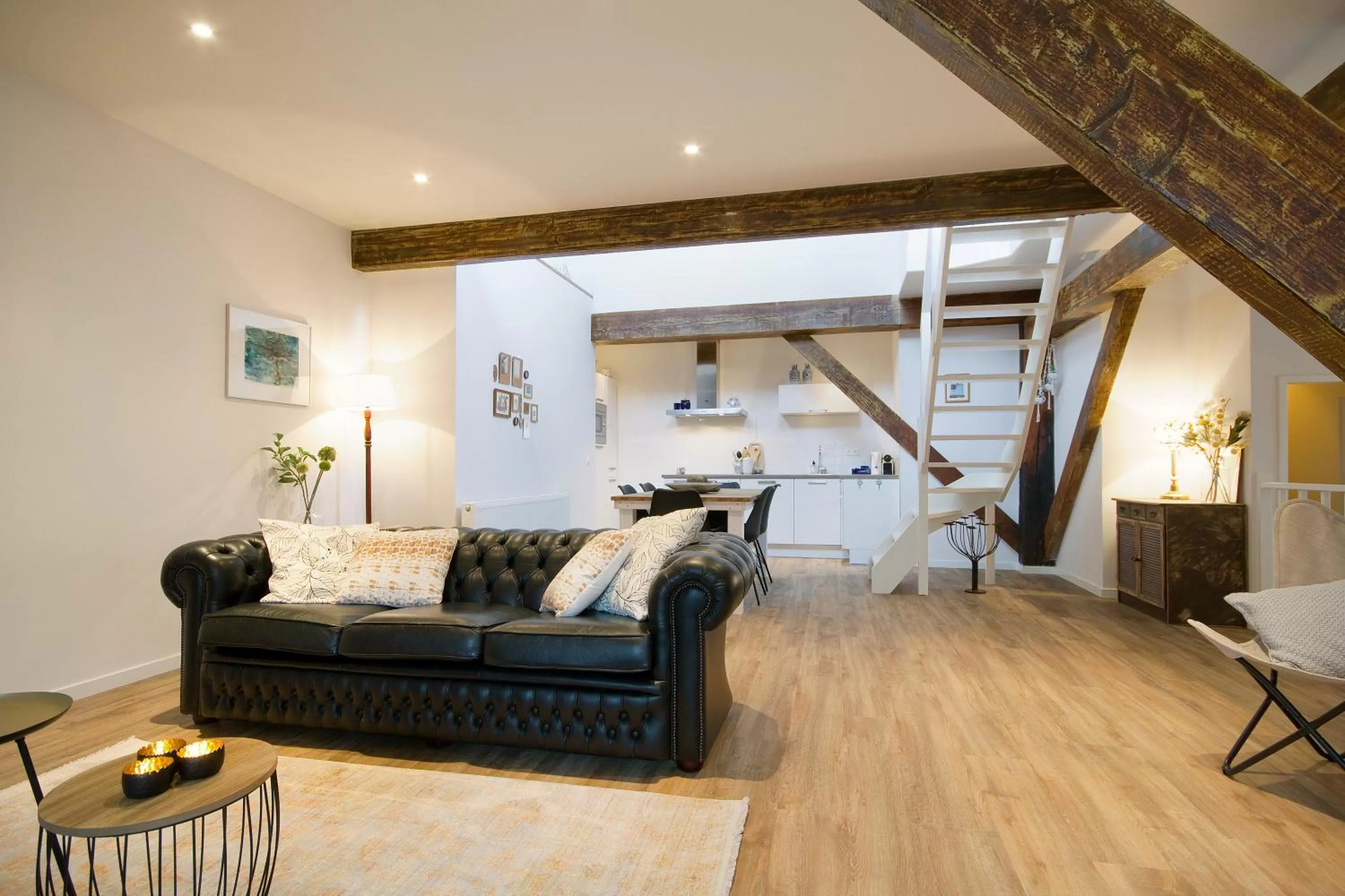 Kitchen or kitchenette, Seating Area in "Karel de Grote" Bergen