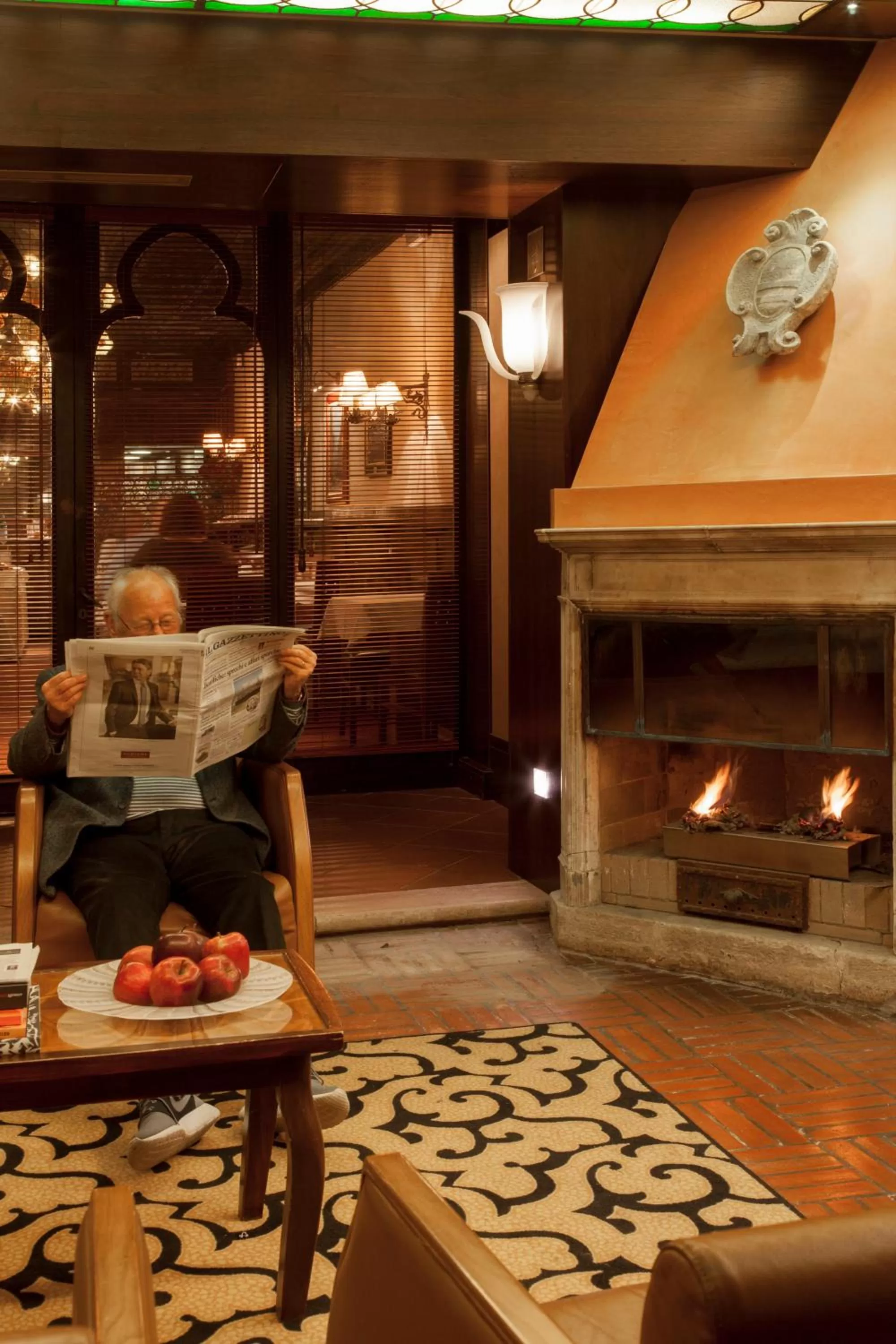 Lobby or reception in Hotel Saturnia & International