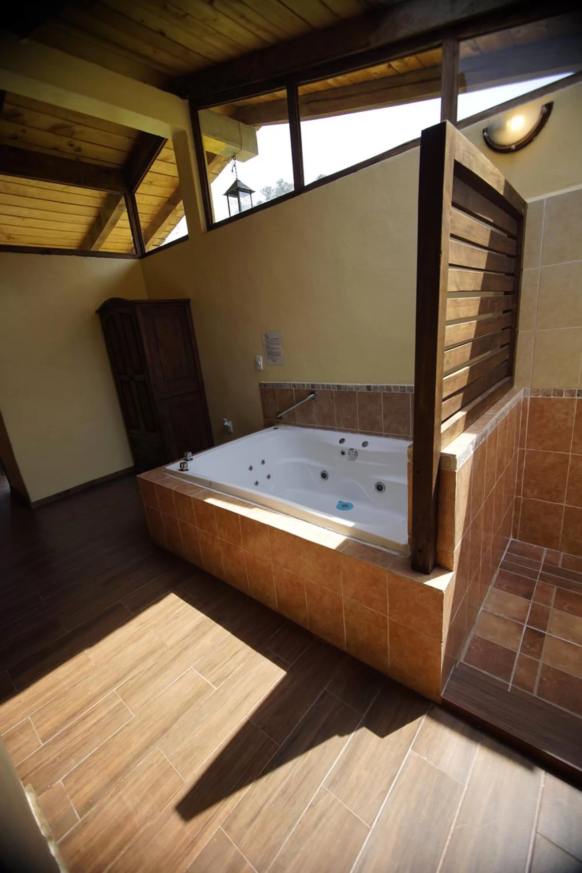 Bed in Cabañas La Cascada