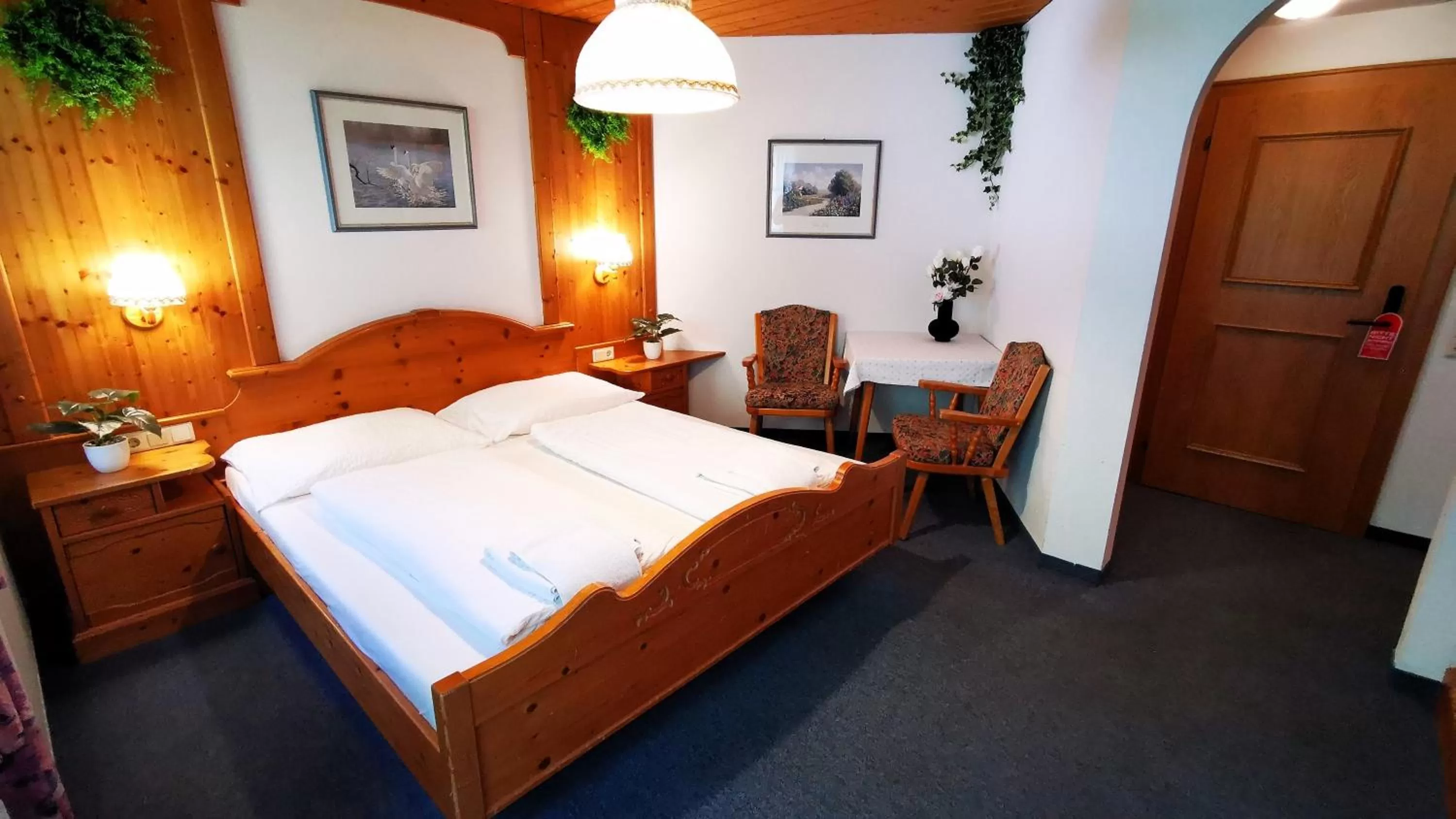 Bed in Gasthof Geronimo