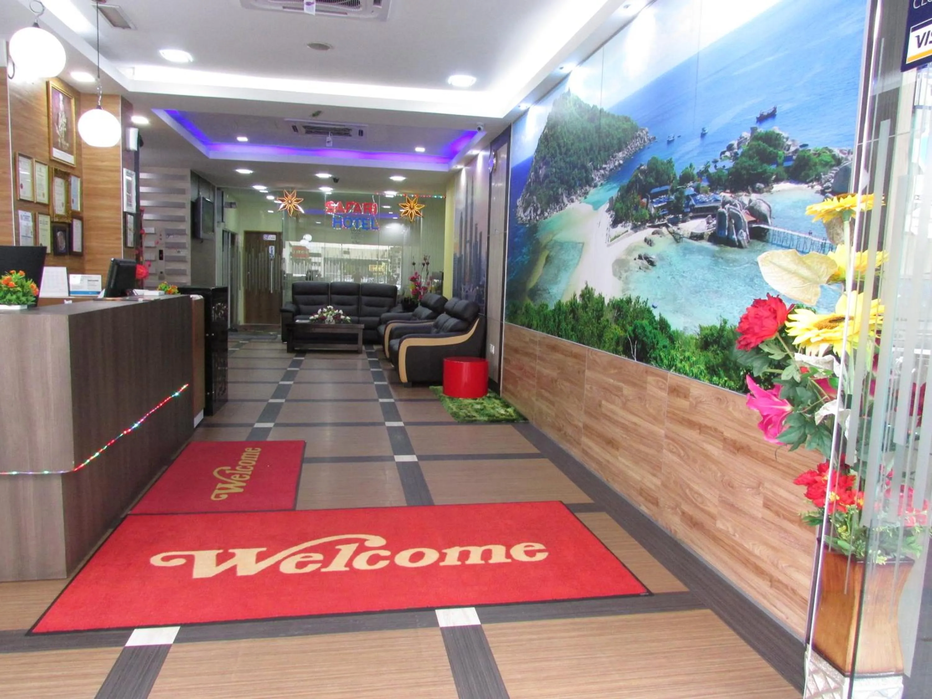 Lobby or reception in Safari Hotel