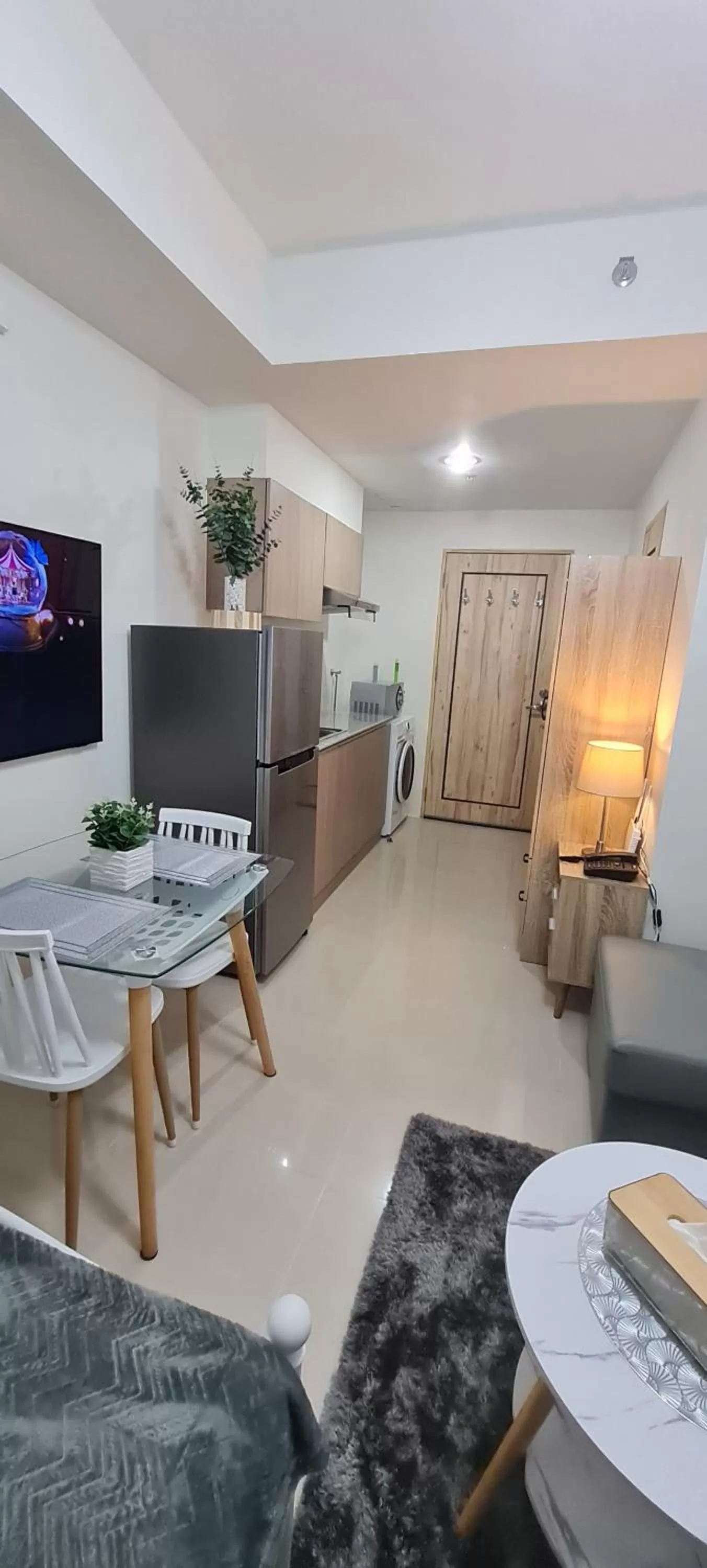 Communal lounge/ TV room in Inspiria Condo Units beside Abreeza Mall Davao
