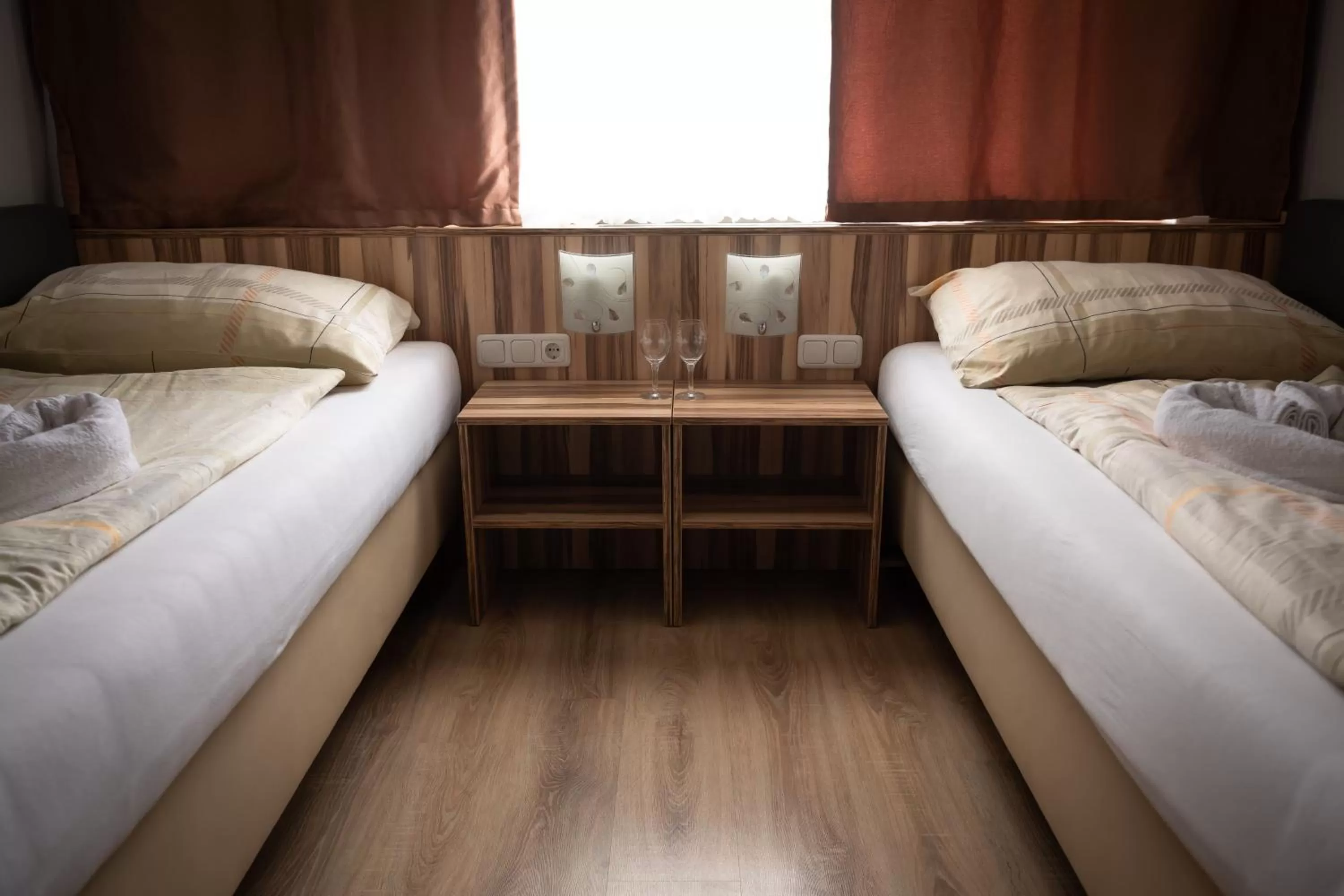 Bed in Hotel Am Limes