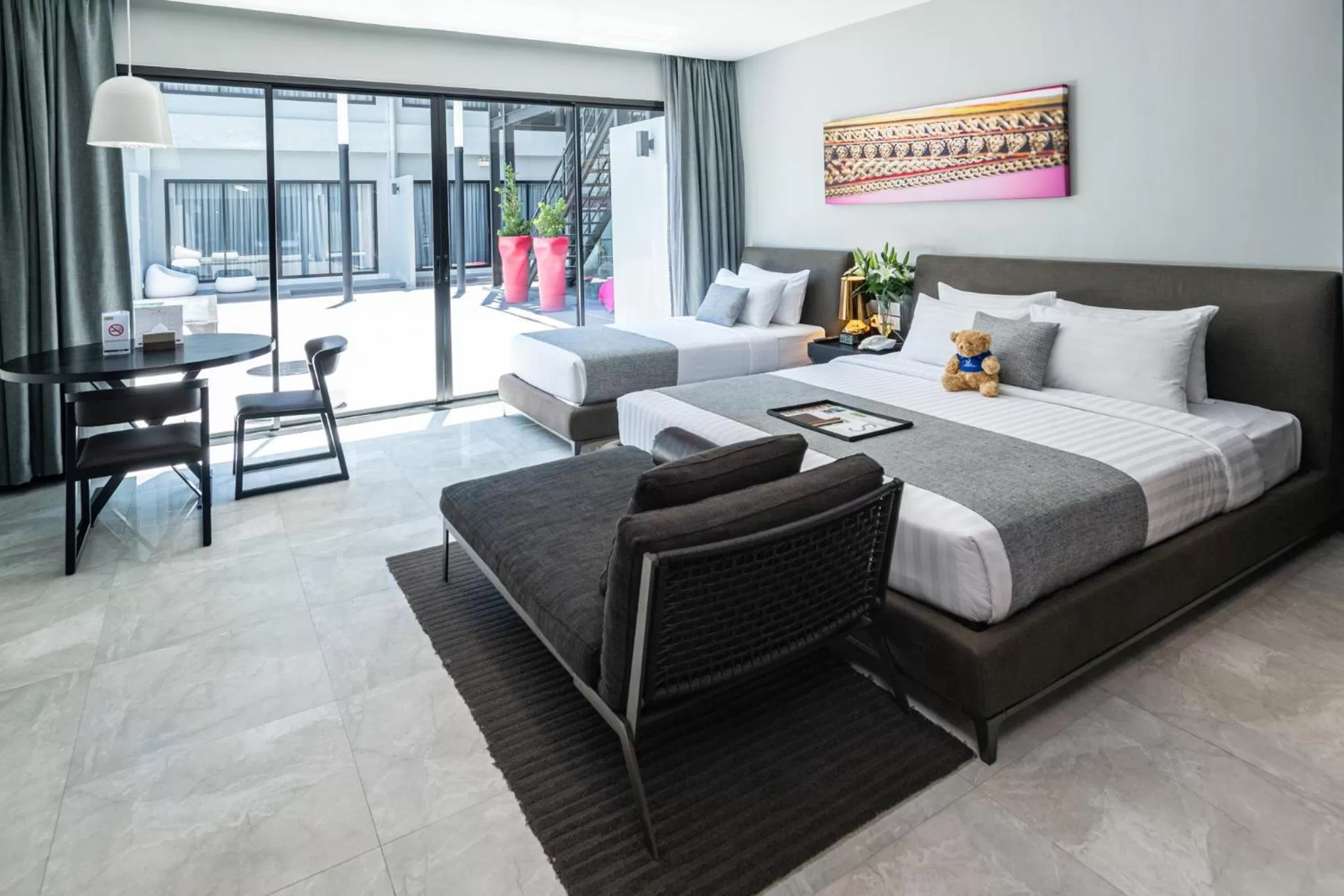 Bed in S Ratchada Leisure Hotel