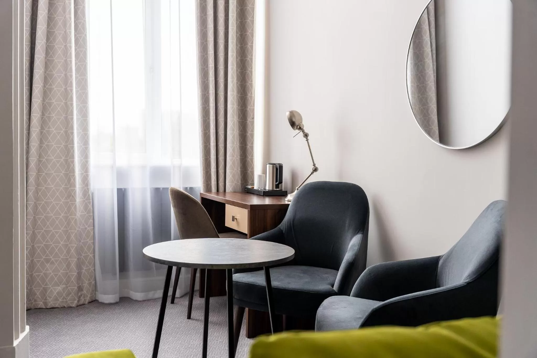 Seating area in Trafford Hall Hotel Manchester, Trademark Collection by Wyndham