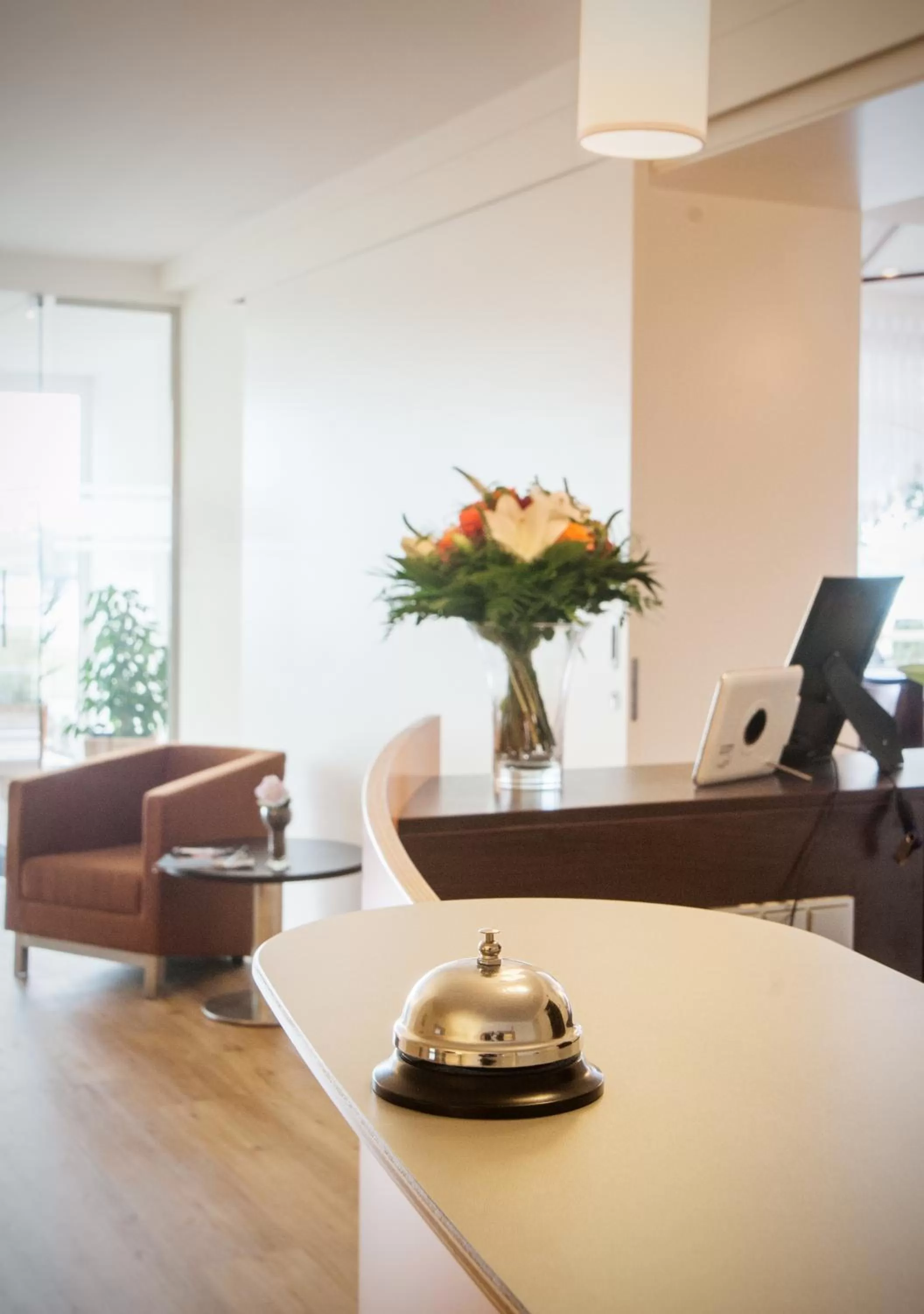 Lobby or reception in Hotel Elbblick Garni