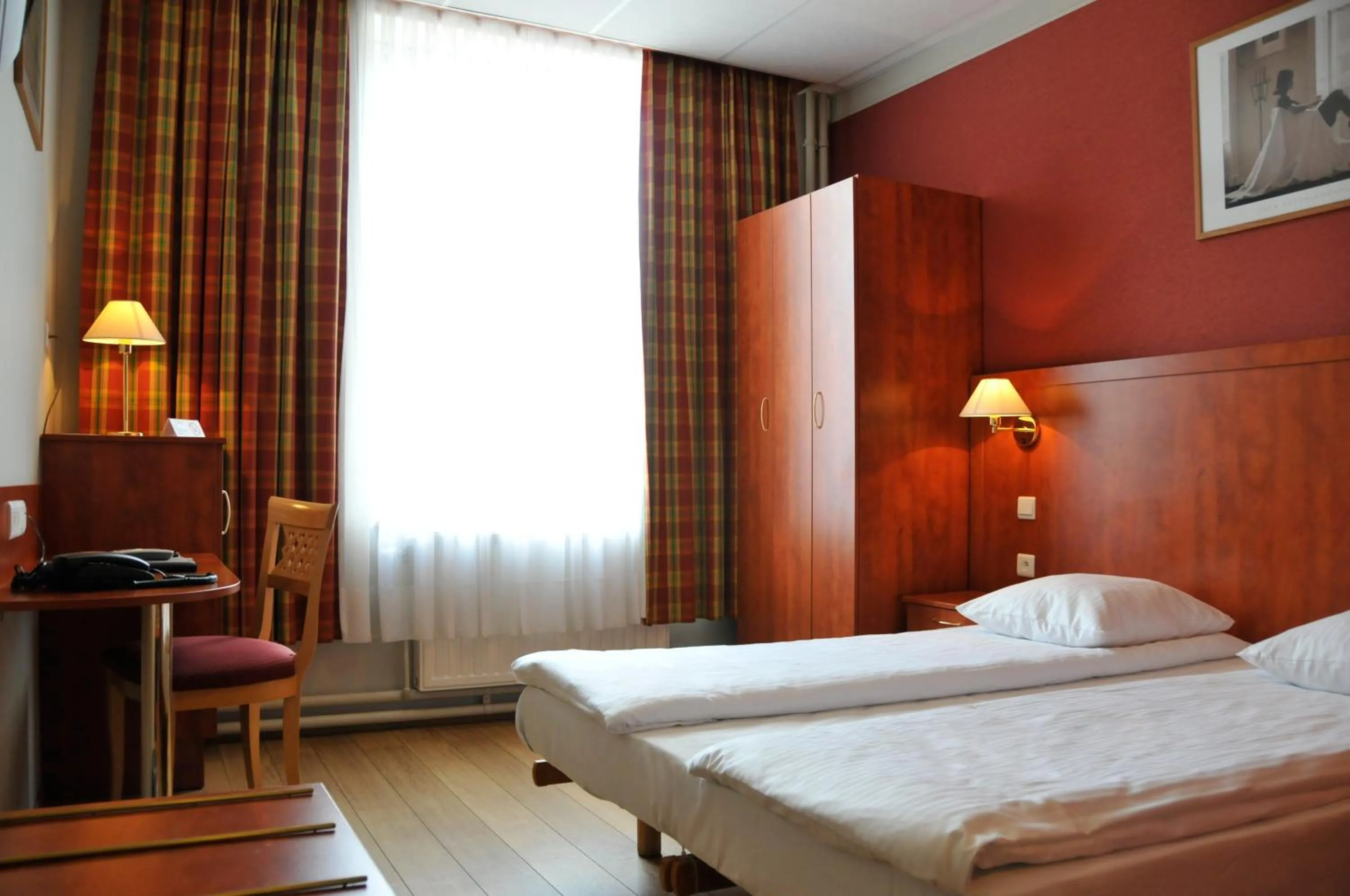 Bed in Univers Hotel Liege-Guillemins