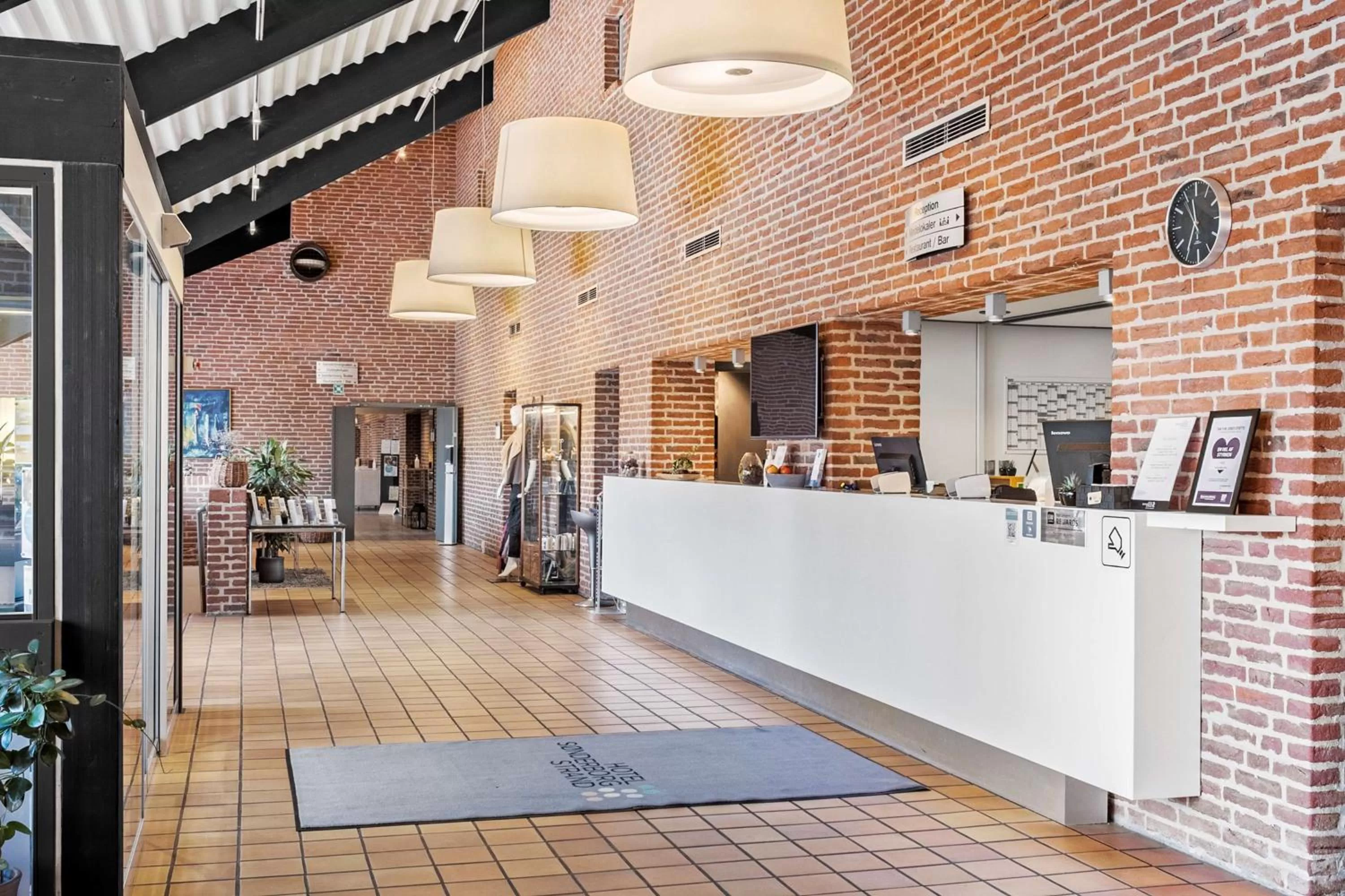 Lobby or reception in Hotel Sonderborg Strand
