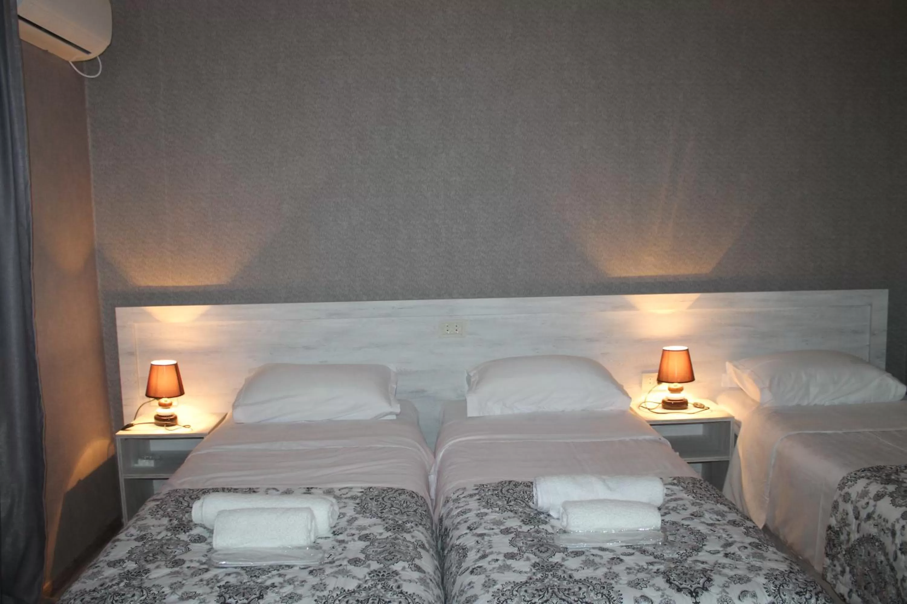 Bed in Hotel Tskhumi