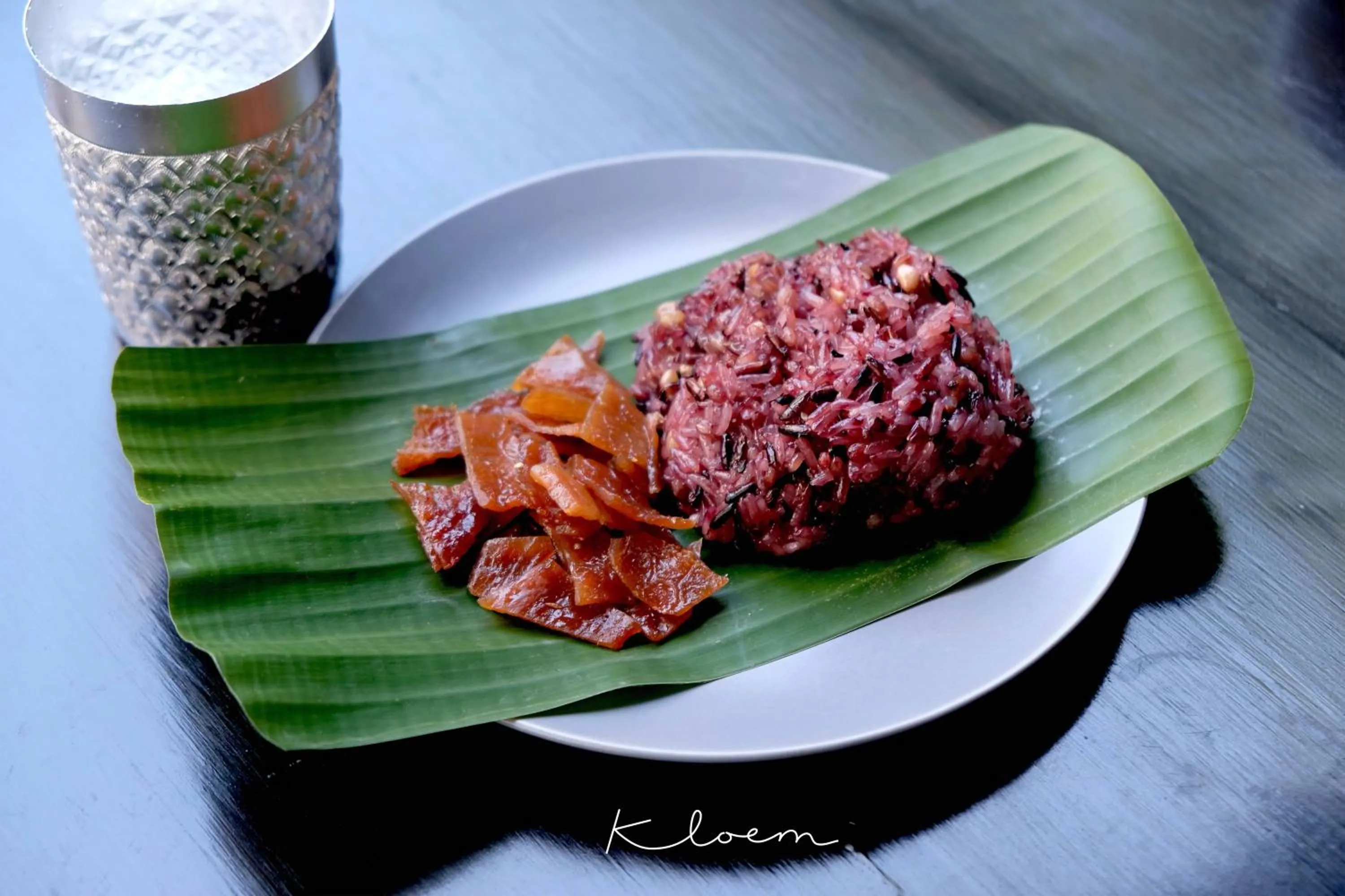 Food close-up in Kloem Hostel