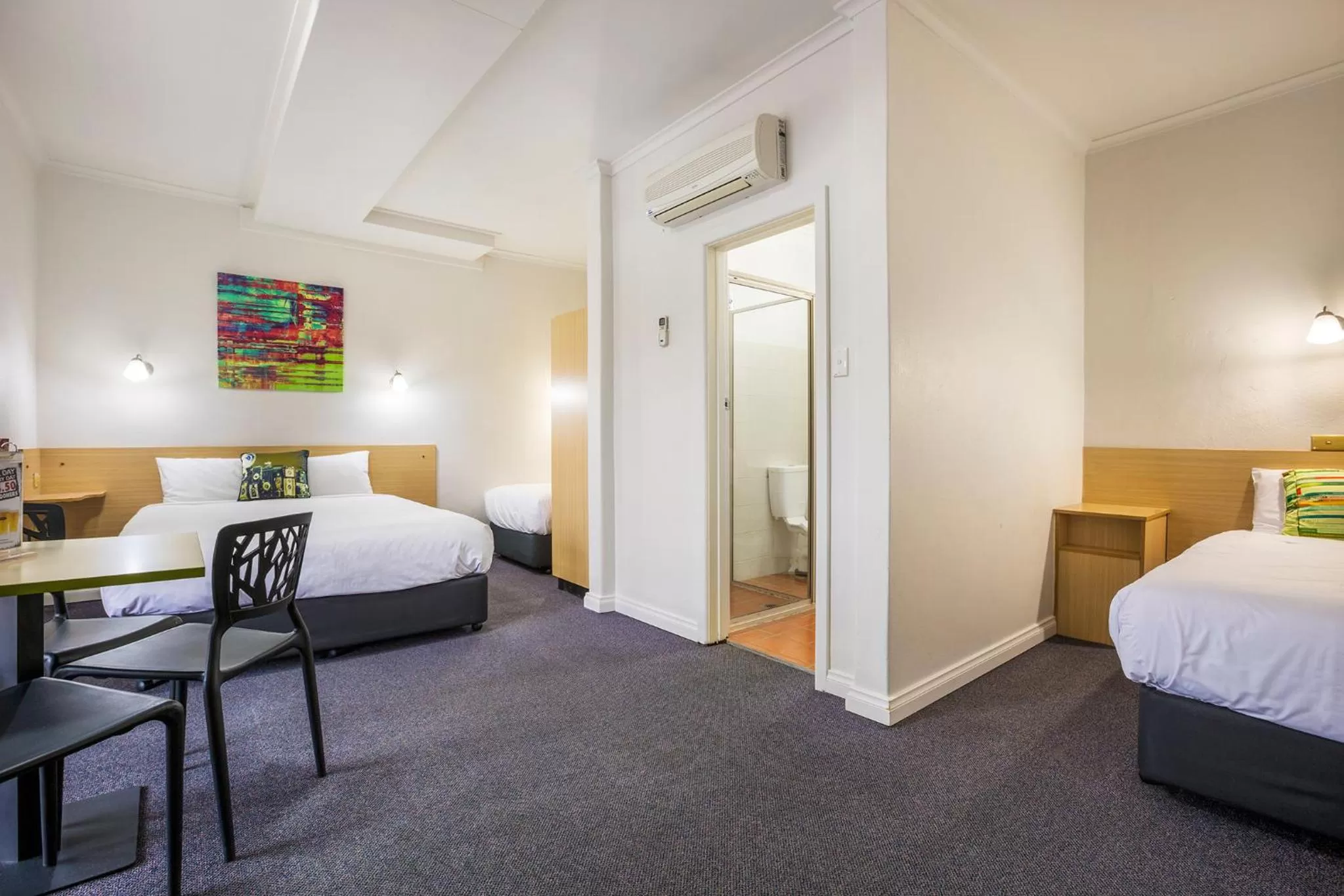 Bed in Boomerang Hotel