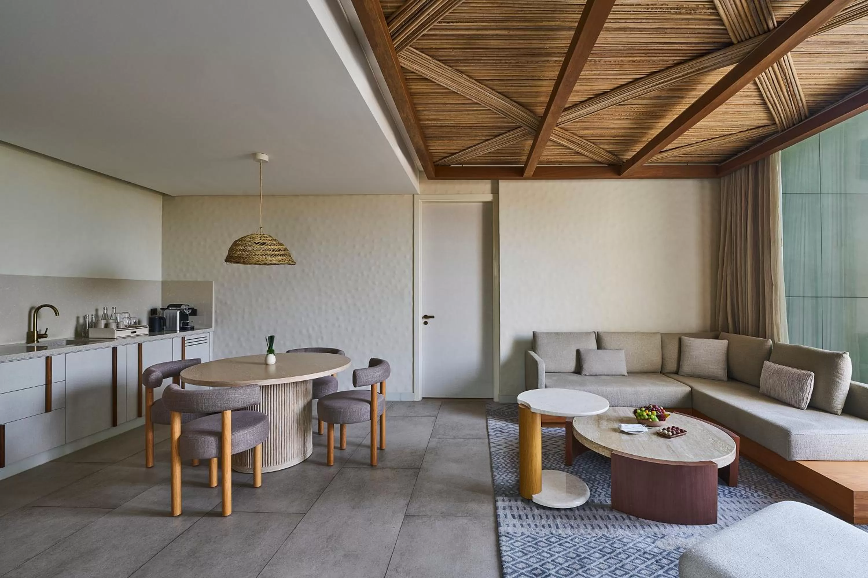 Living room in ERTH Abu Dhabi Hotel