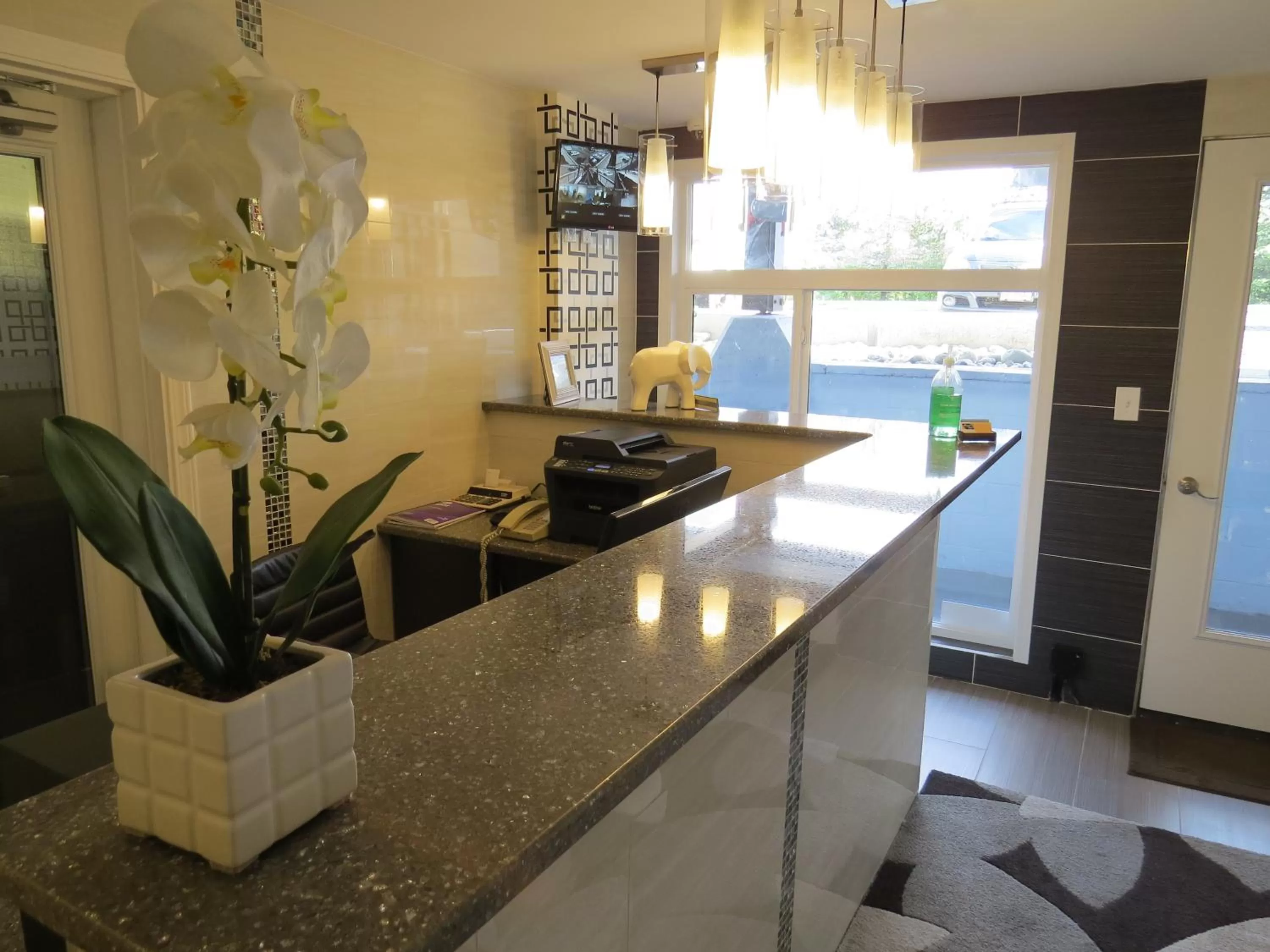 Lobby or reception in Rest Inn