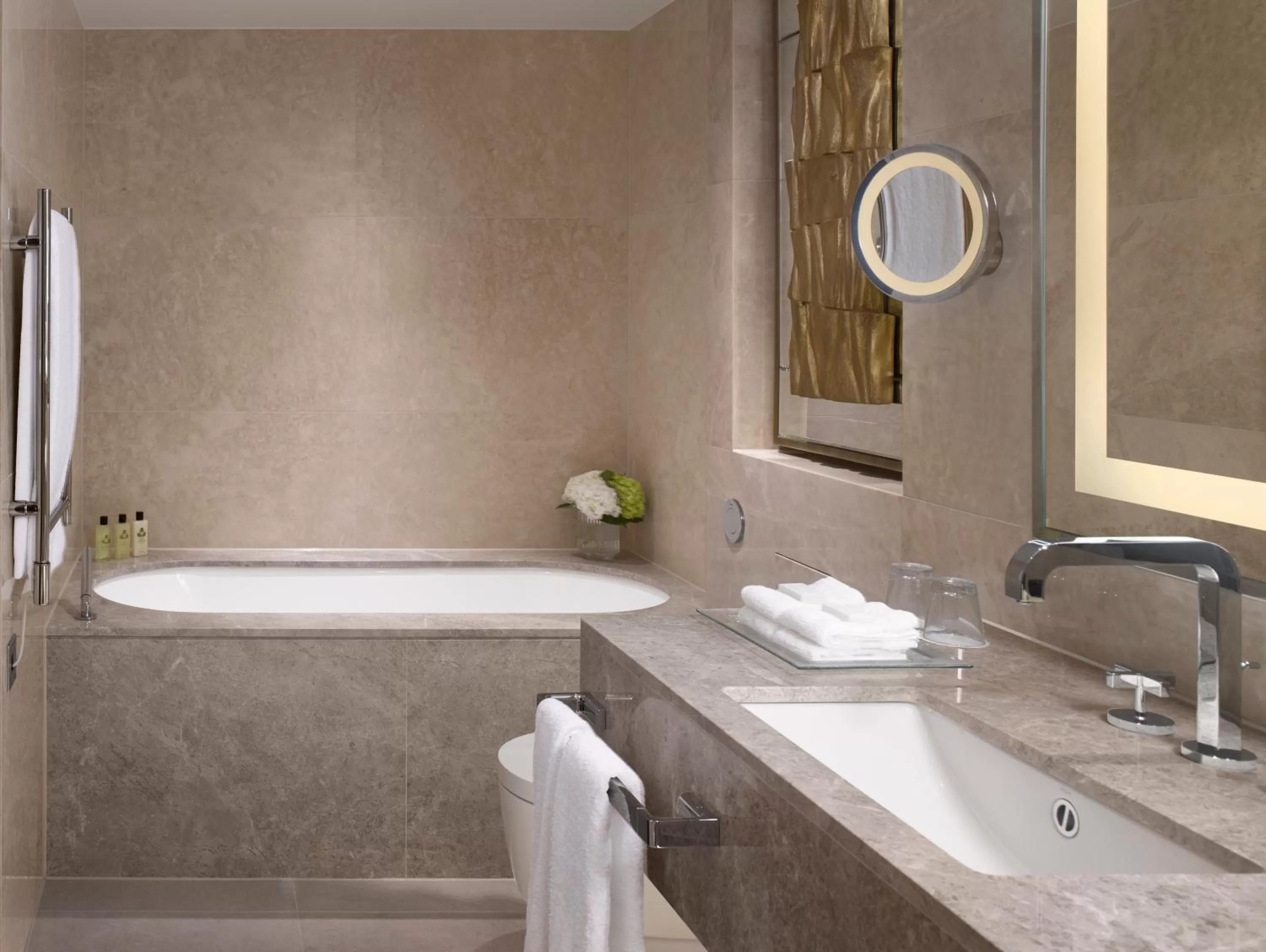 Bathroom in InterContinental London Park Lane by IHG