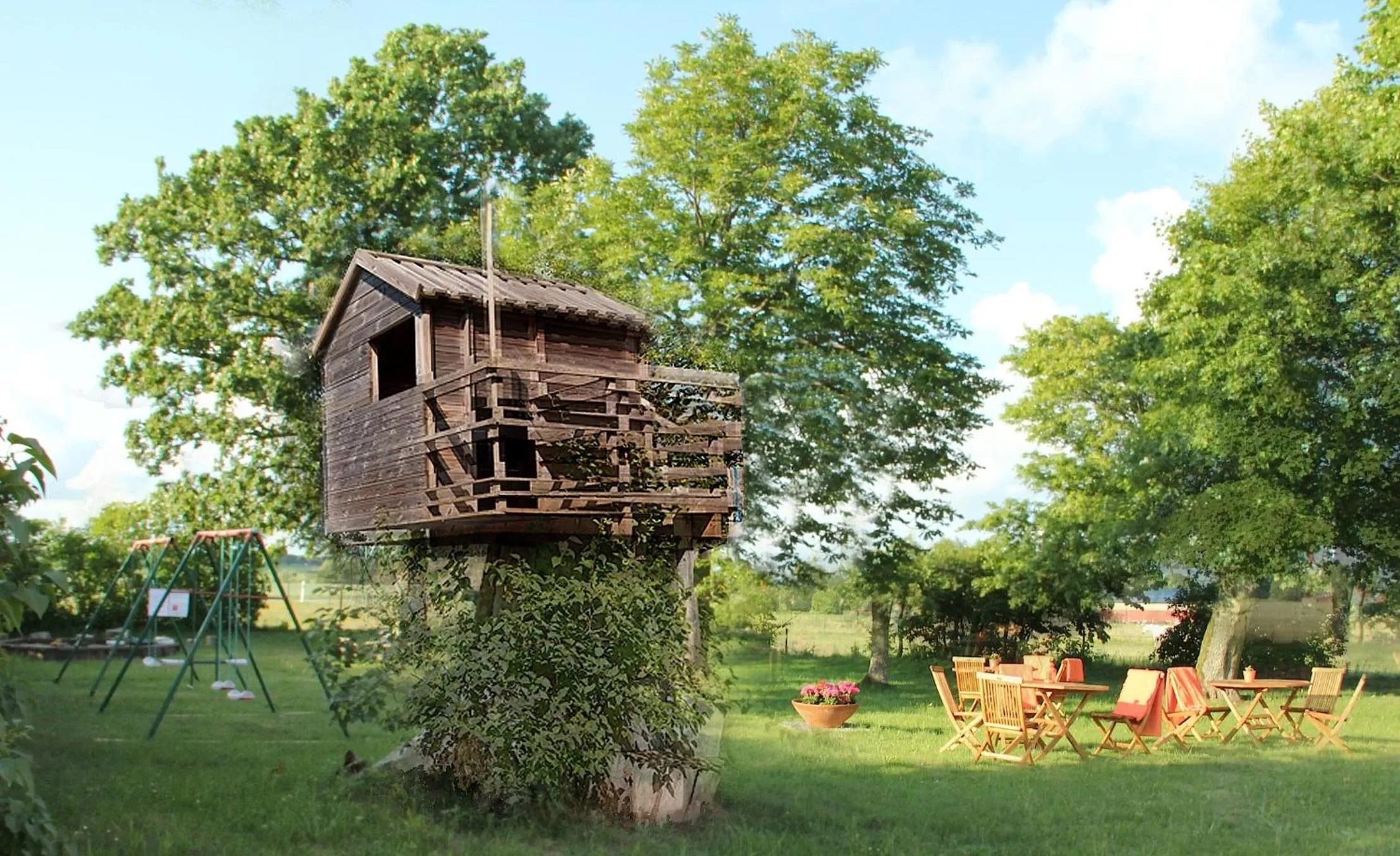 Patio in Tryde 1303 B&B på Österlen