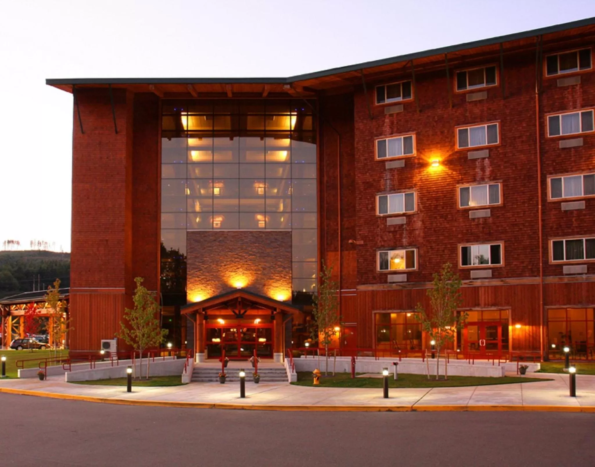 Facade/entrance in Little Creek Casino Resort