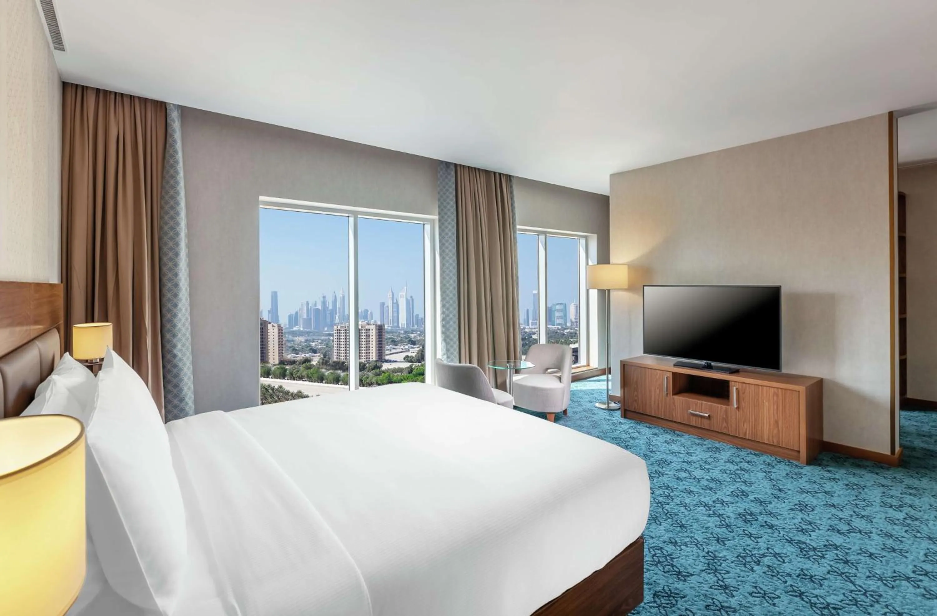 TV and multimedia, Bed in DoubleTree by Hilton Dubai Al Jadaf