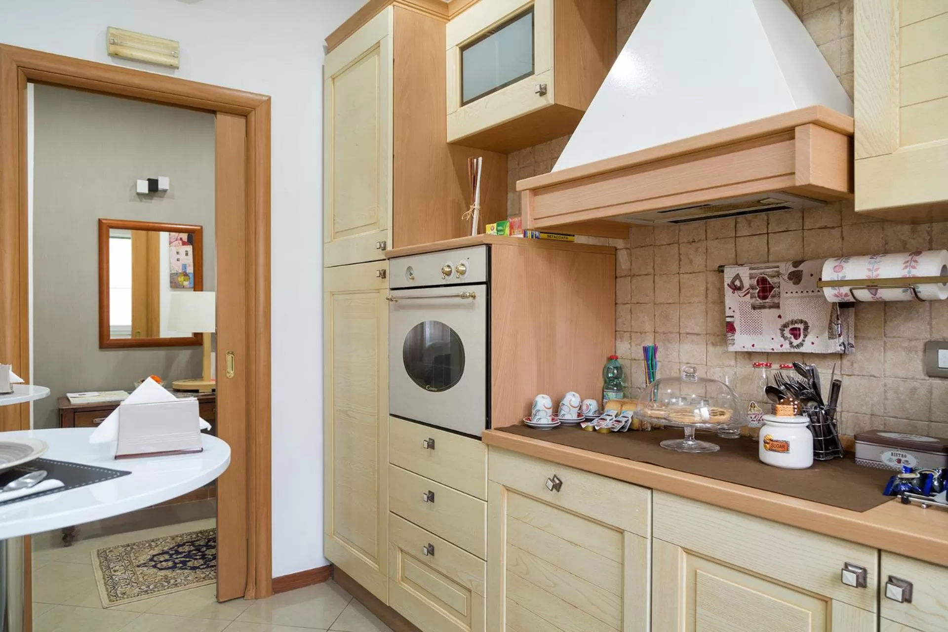 Communal kitchen in Donna Gina