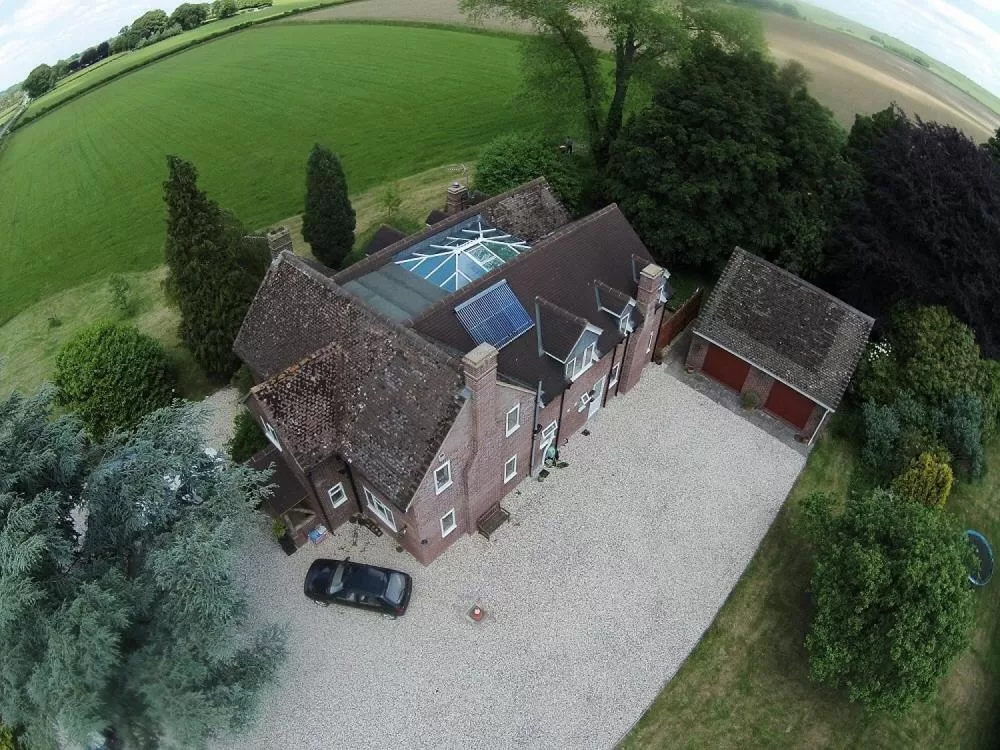 Bird's eye view in B&B Dorwyn Manor