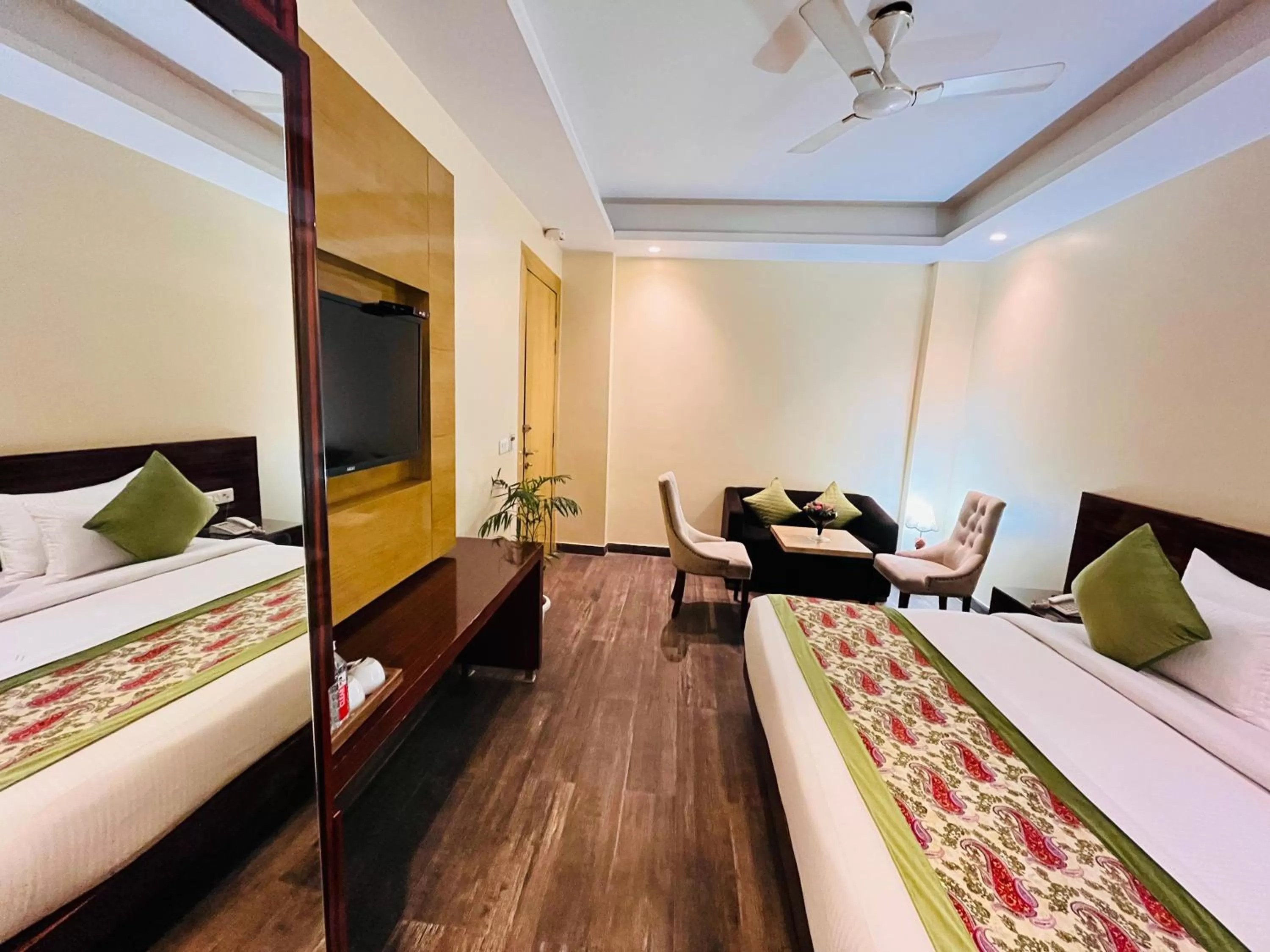 Bed in Hotel Banz near Delhi Airport