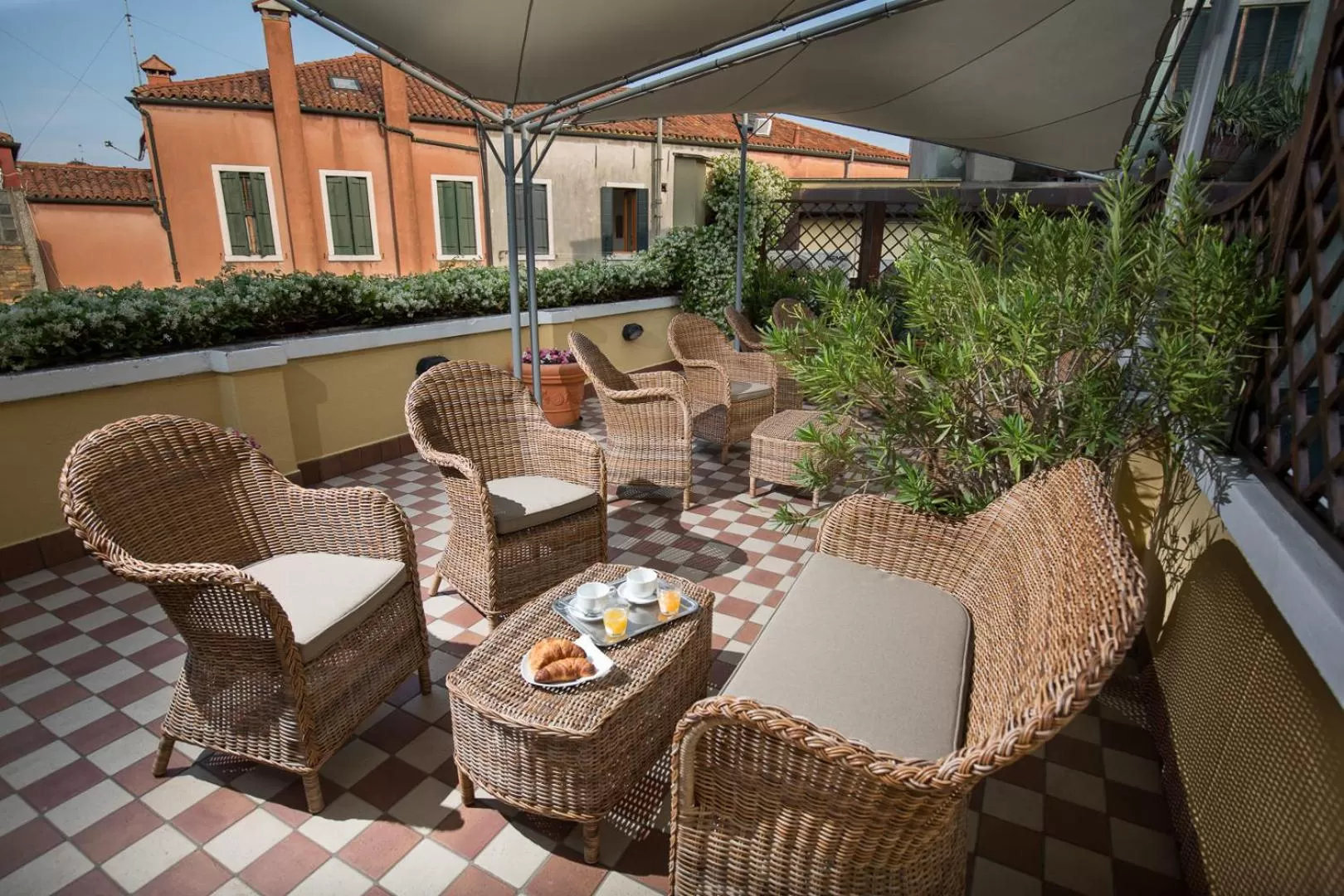 Patio in Hotel Conterie