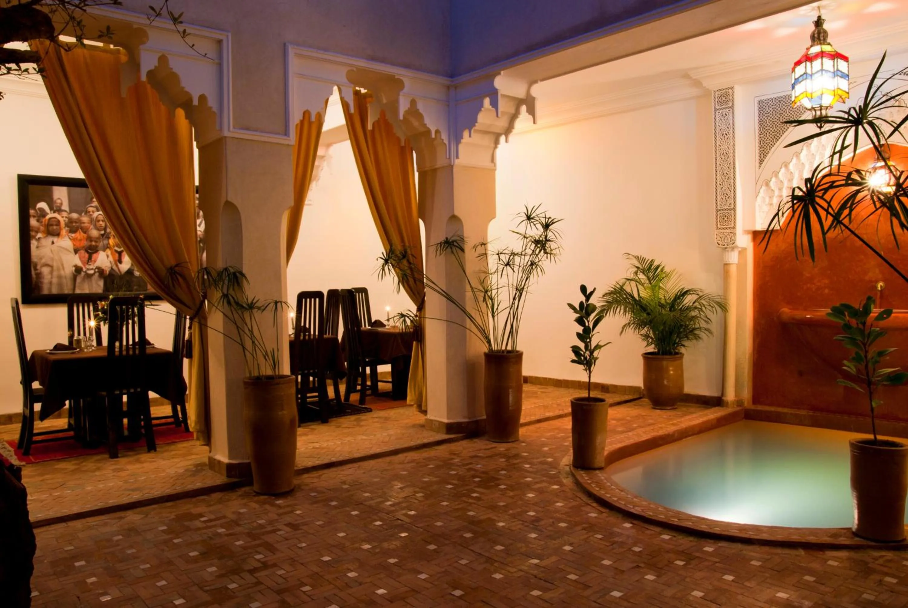 Patio in Riad Dar Foundouk and Spa