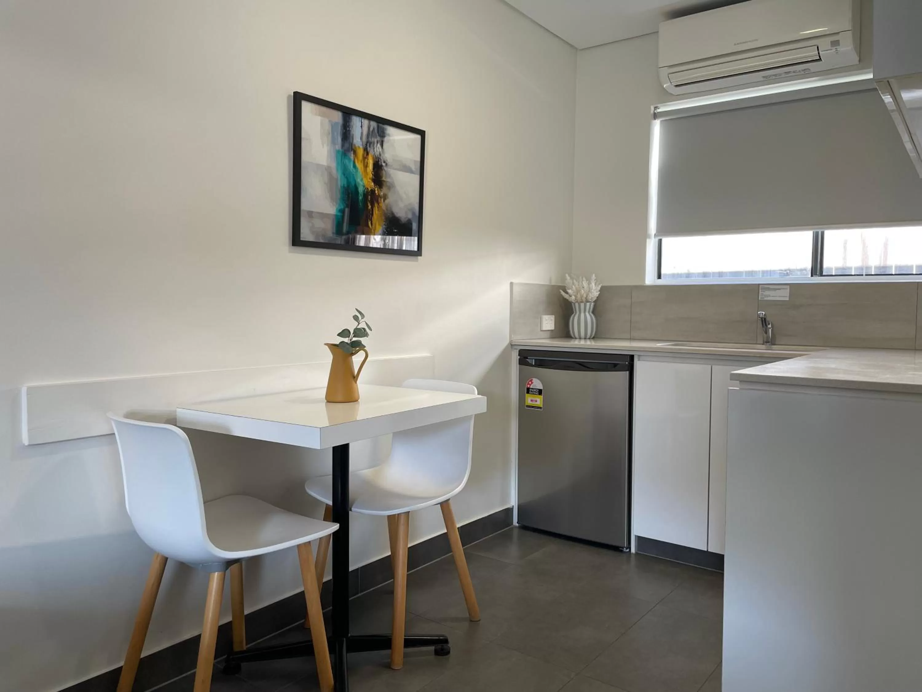 Kitchen or kitchenette in Coastal Motel