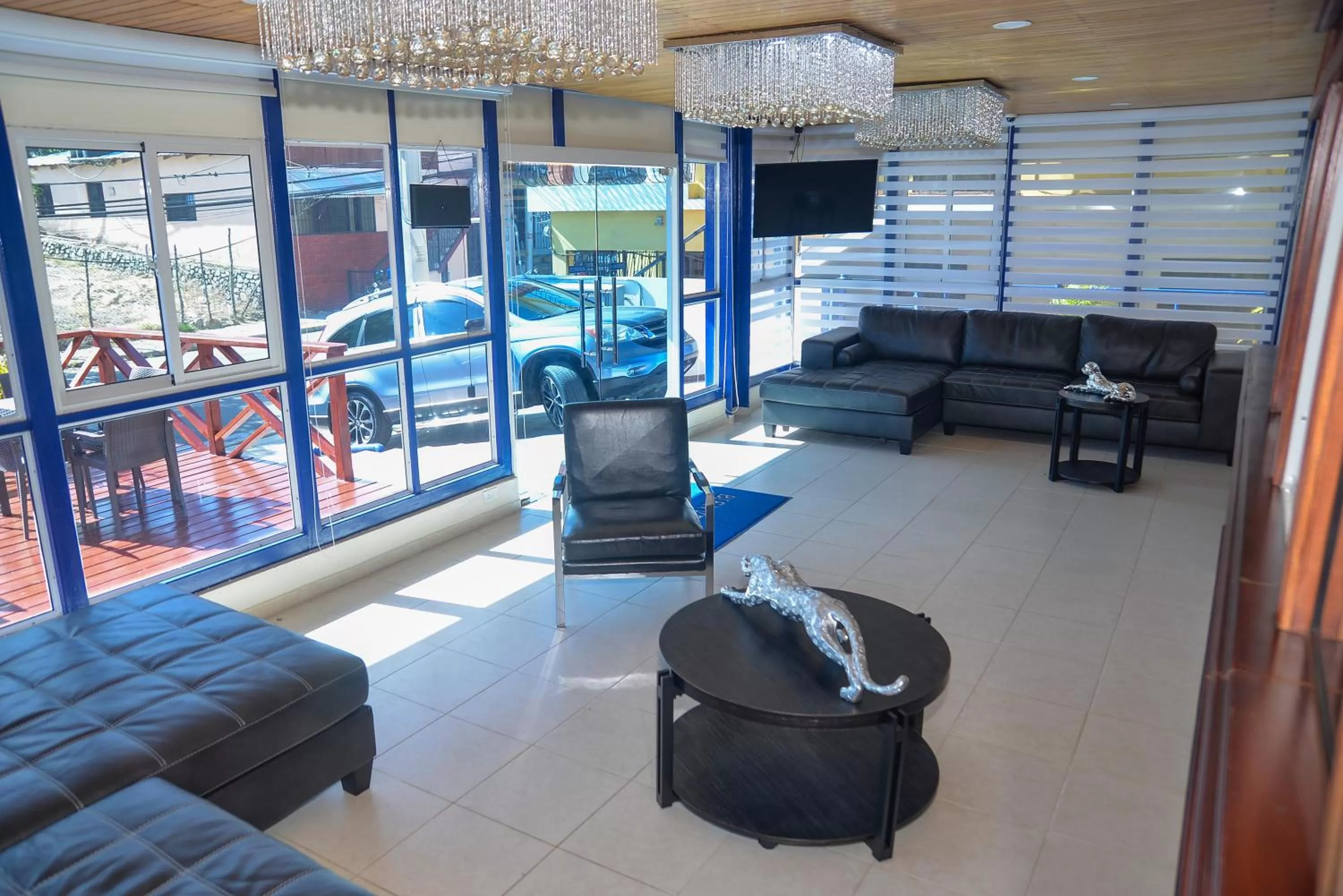 Living room in Hotel Jaraba