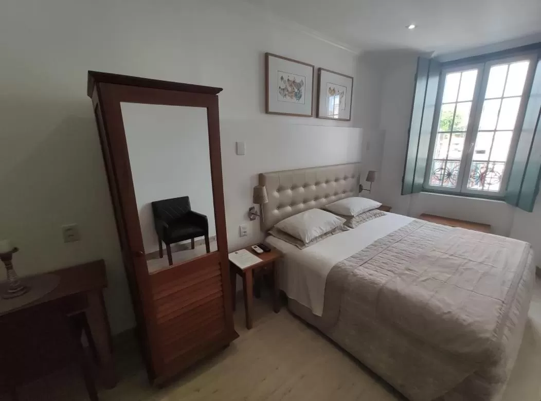 Bed in Pousada Bahia Pelô