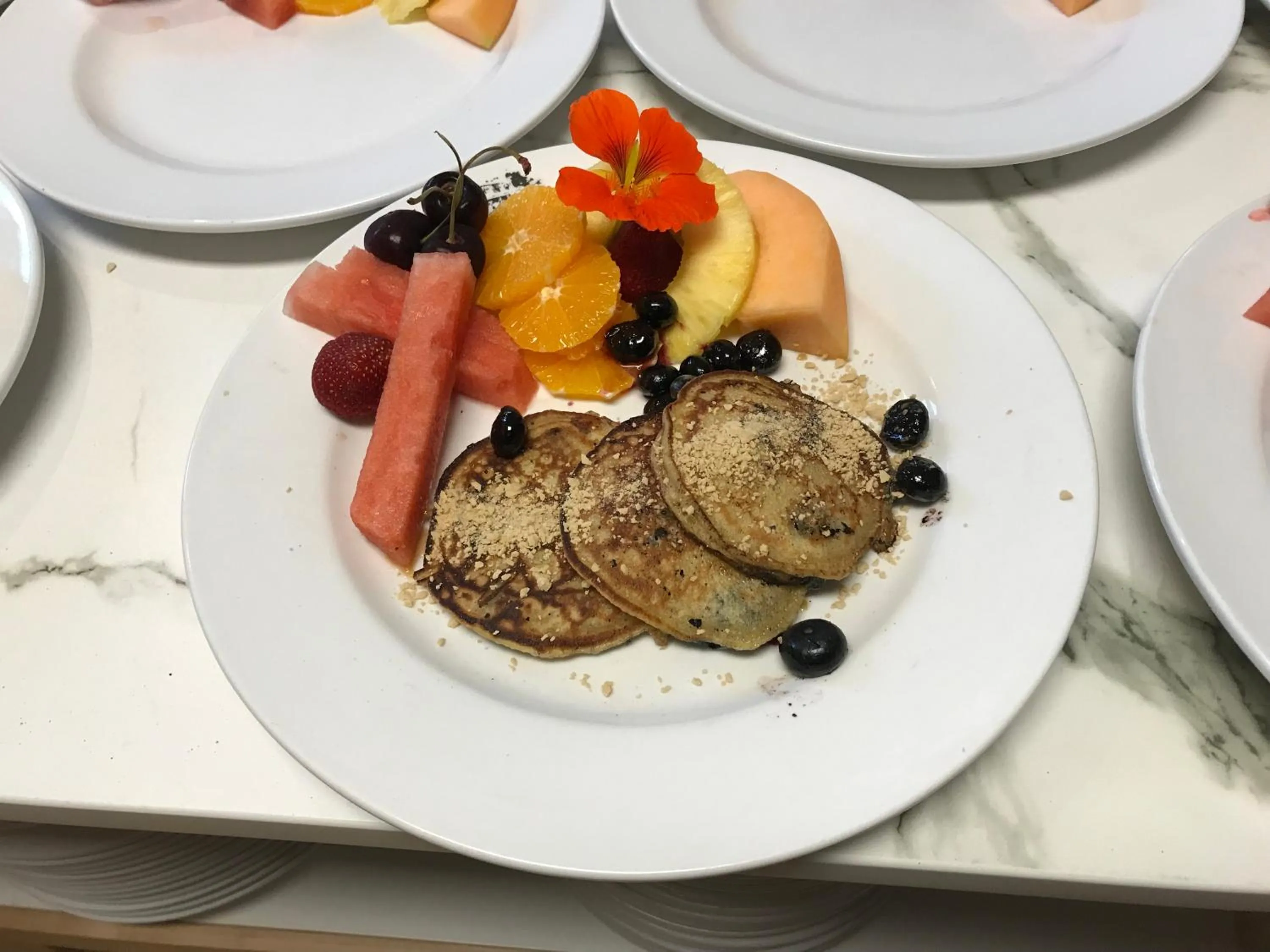 Breakfast in Auberge du Sault-à-la-Puce