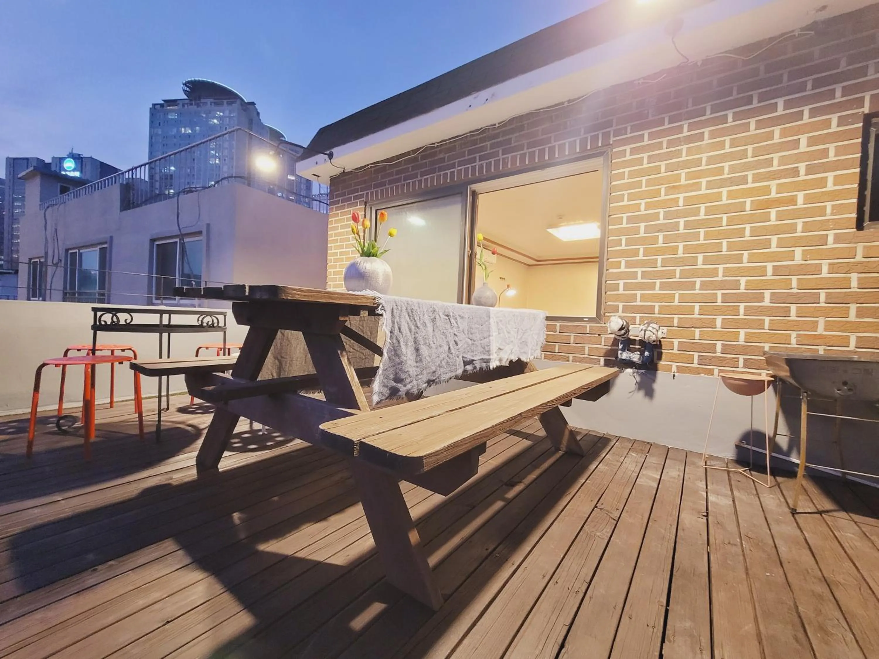 Patio in Olive Hostel MyeongDong