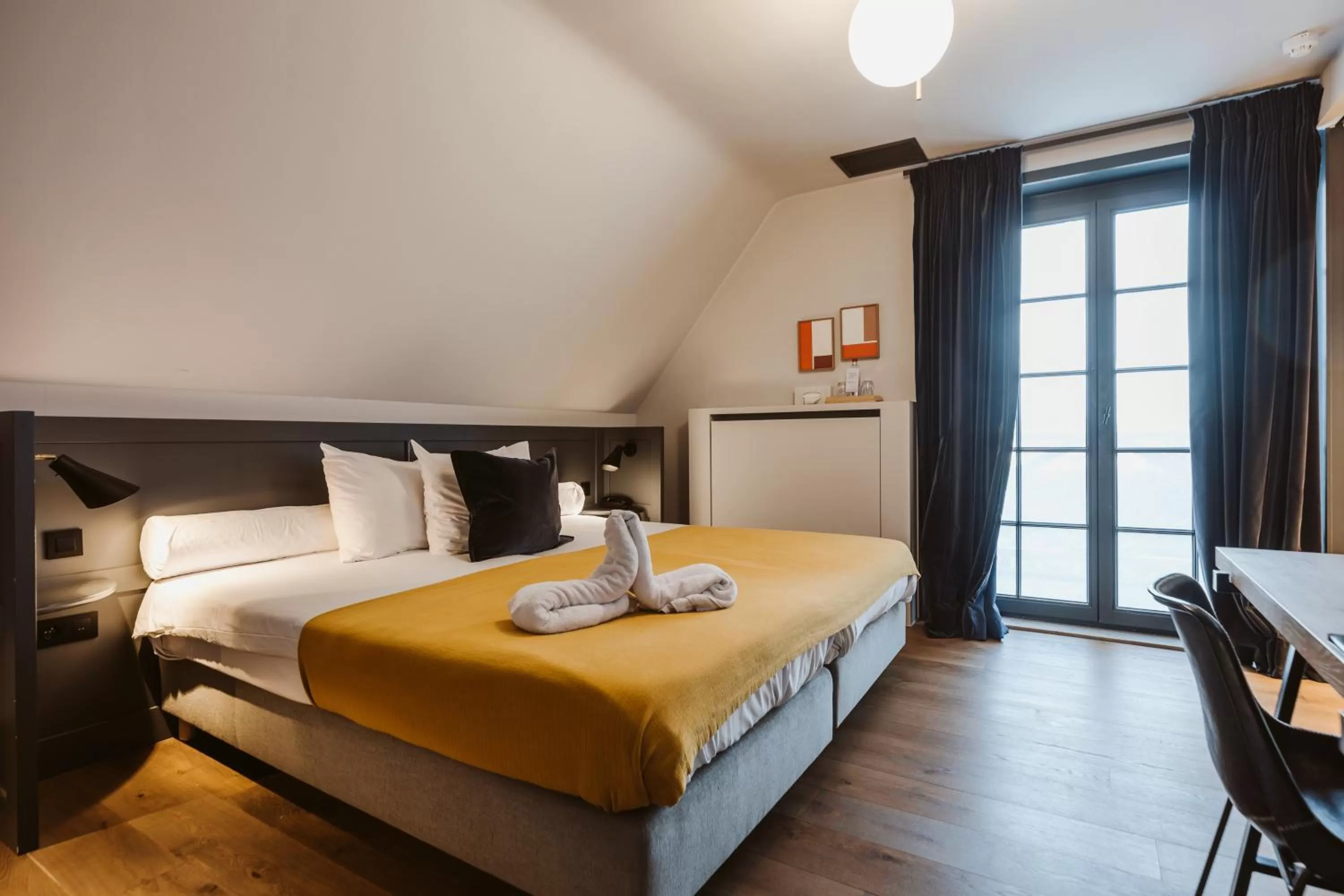 Bed in Auberge du Pêcheur