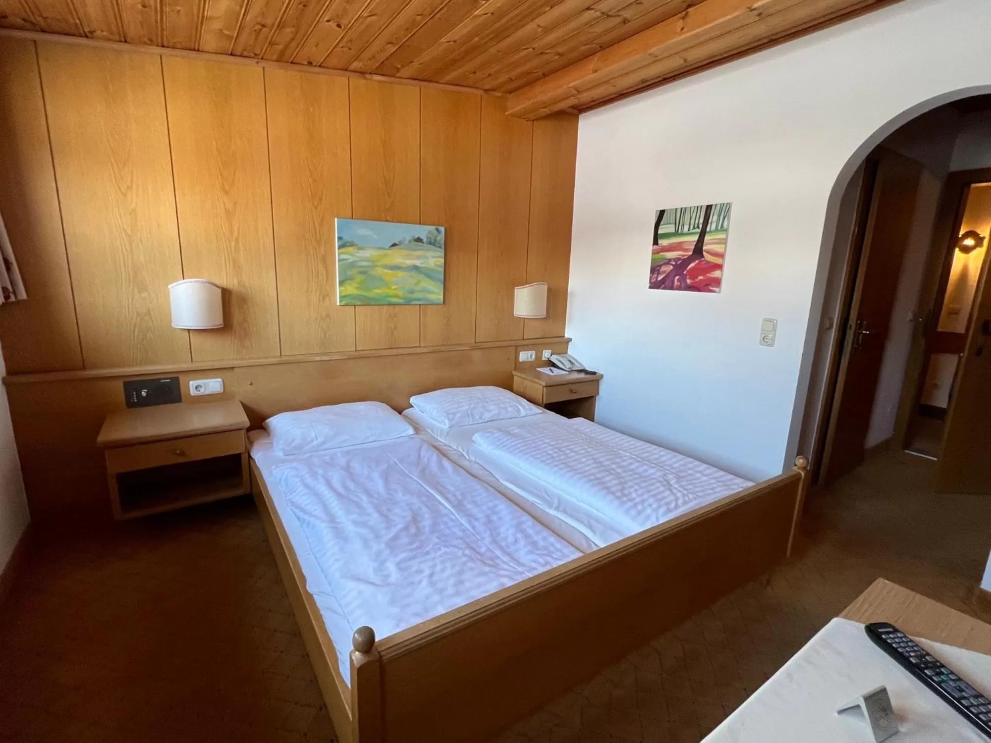 Photo of the whole room, Bed in Stammhaus im Hotel Alpine Palace