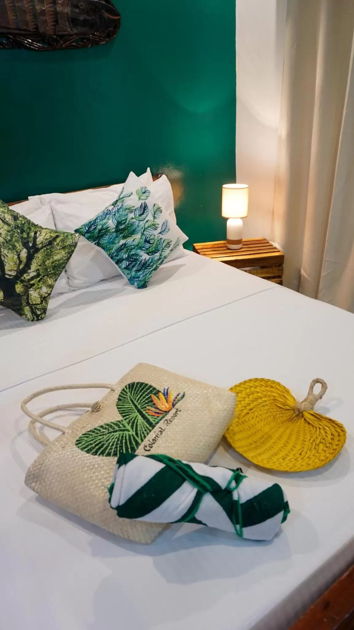 Bed in La Colonial Resort