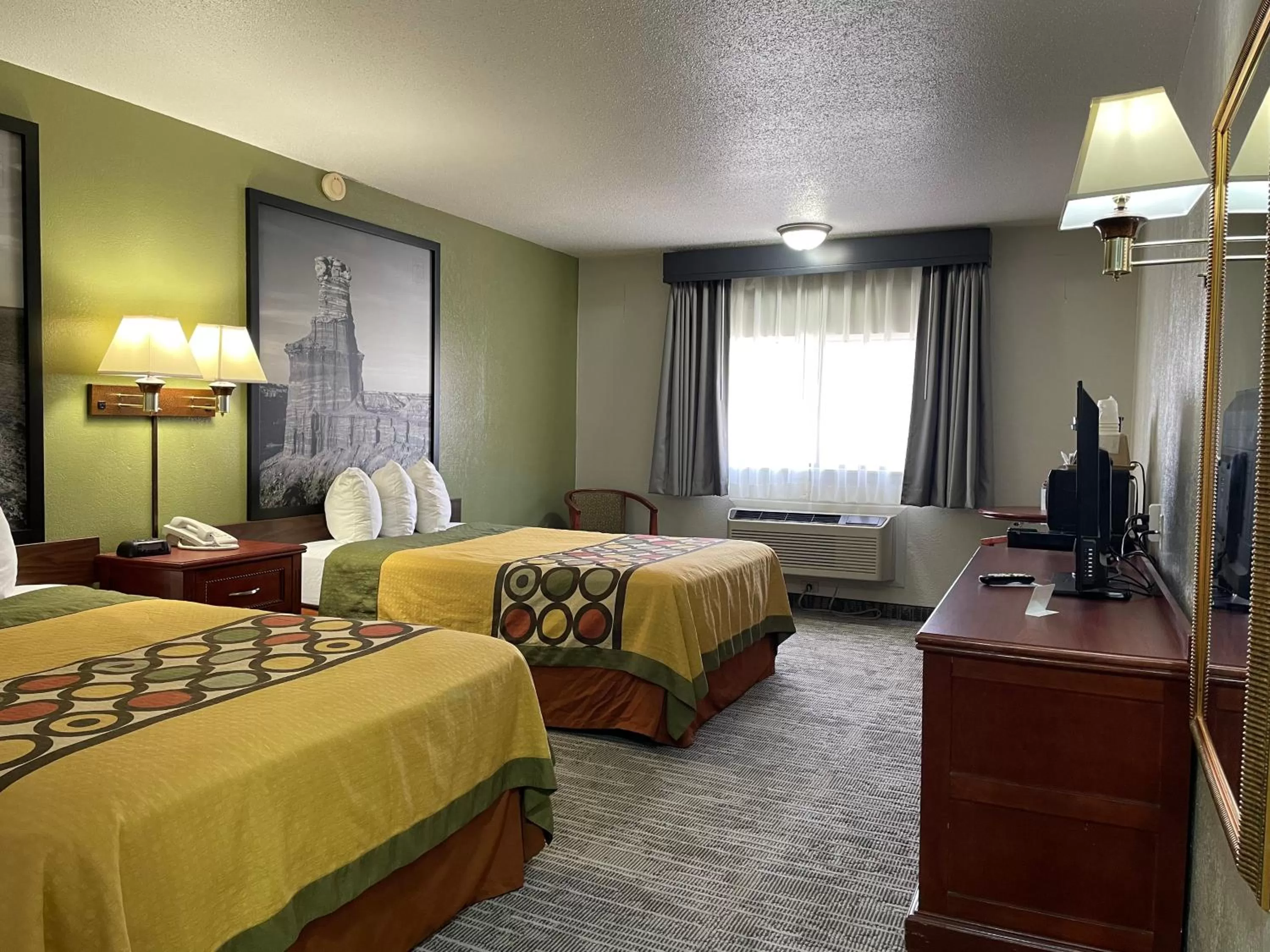 Photo of the whole room, Bed in Super 8 by Wyndham Amarillo Central TX