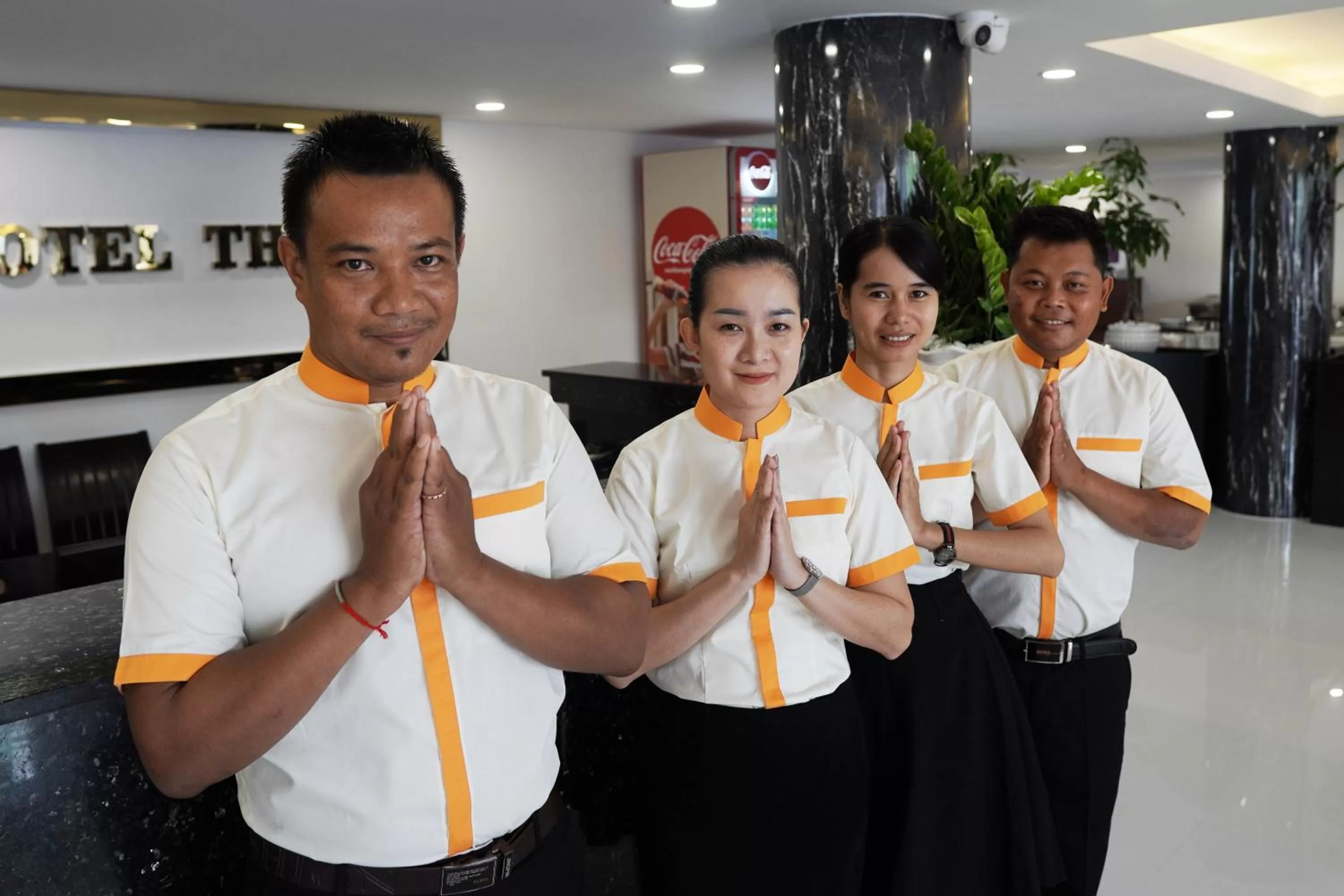 Staff in Apple Hotel Three - Phnom Penh