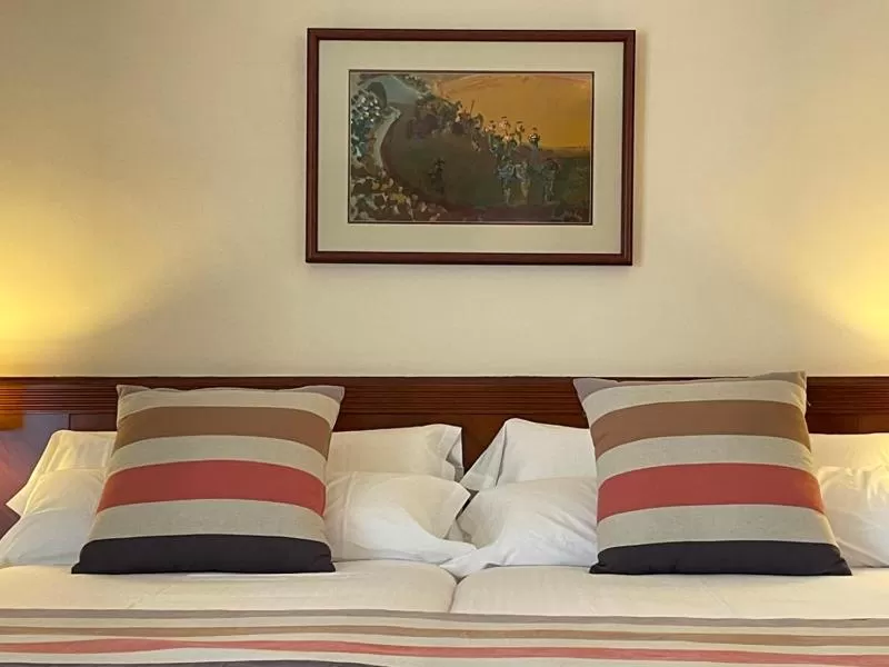 Bed in Hotel Torremangana