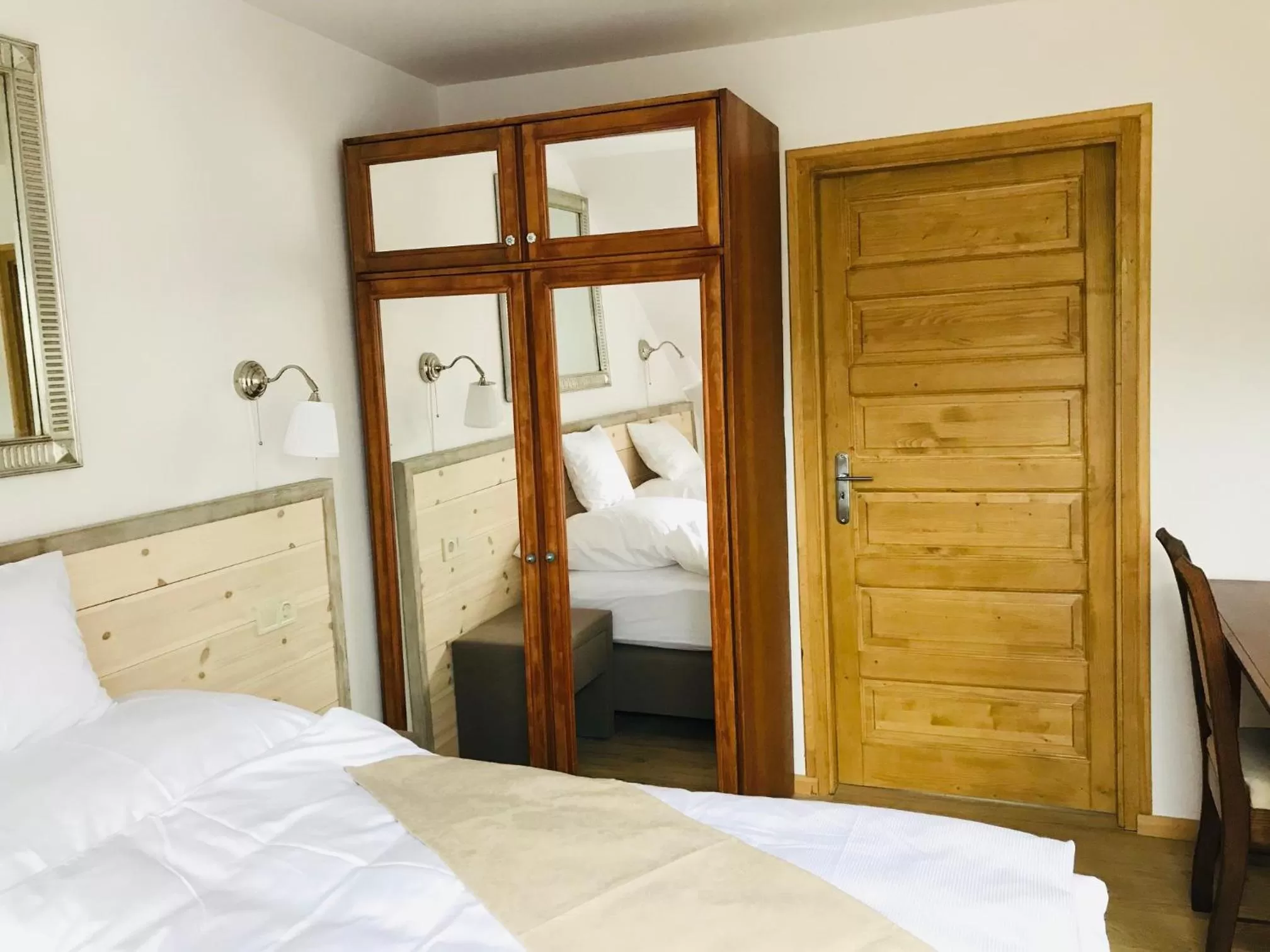 Bedroom, Bed in Egria Apartments