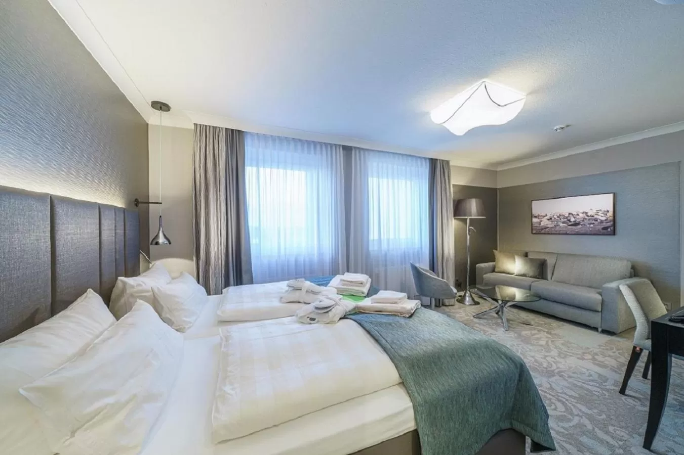 Bed in Strandhotel Duhnen