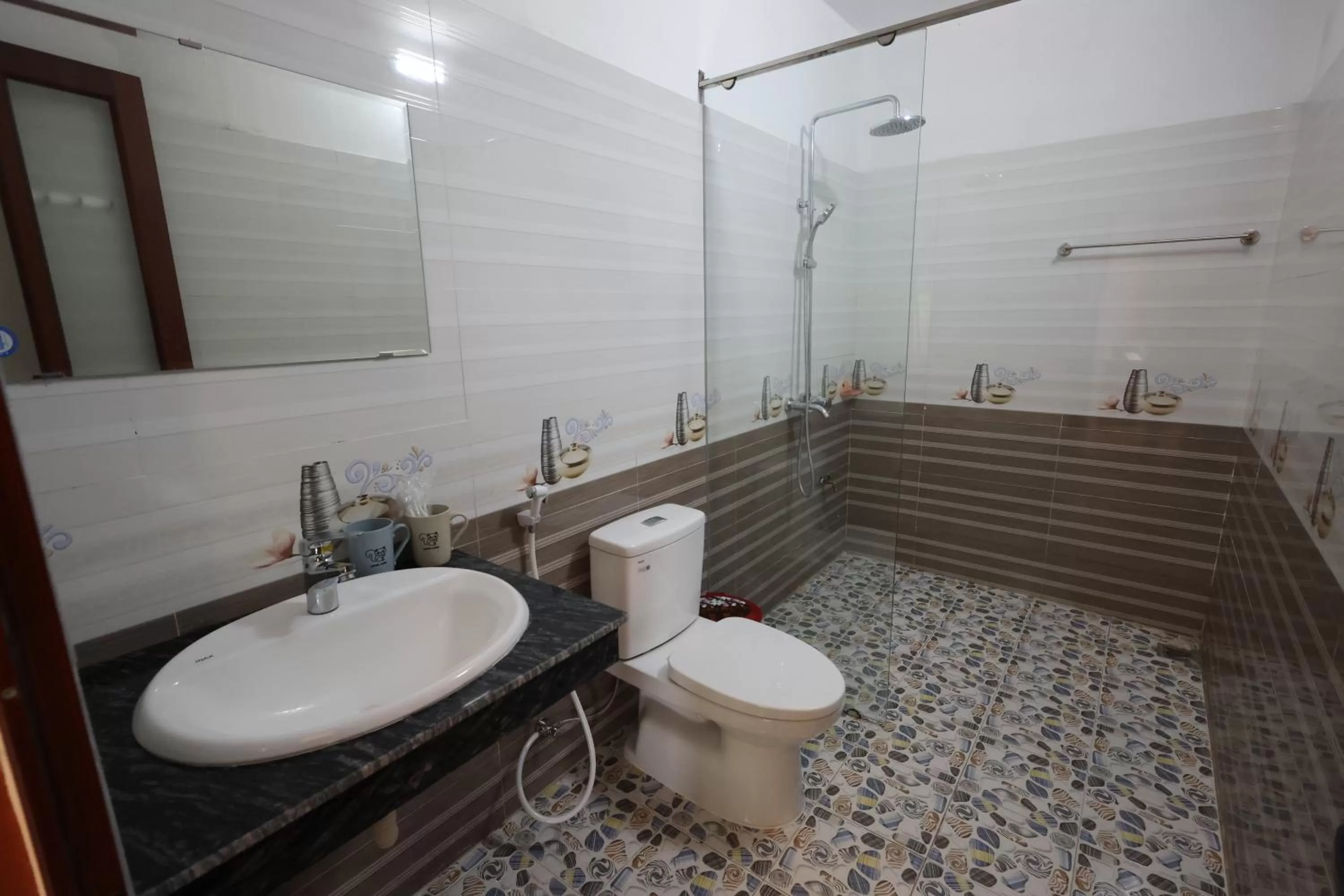 Bathroom in Phạm Gia Homestay Ecogarden