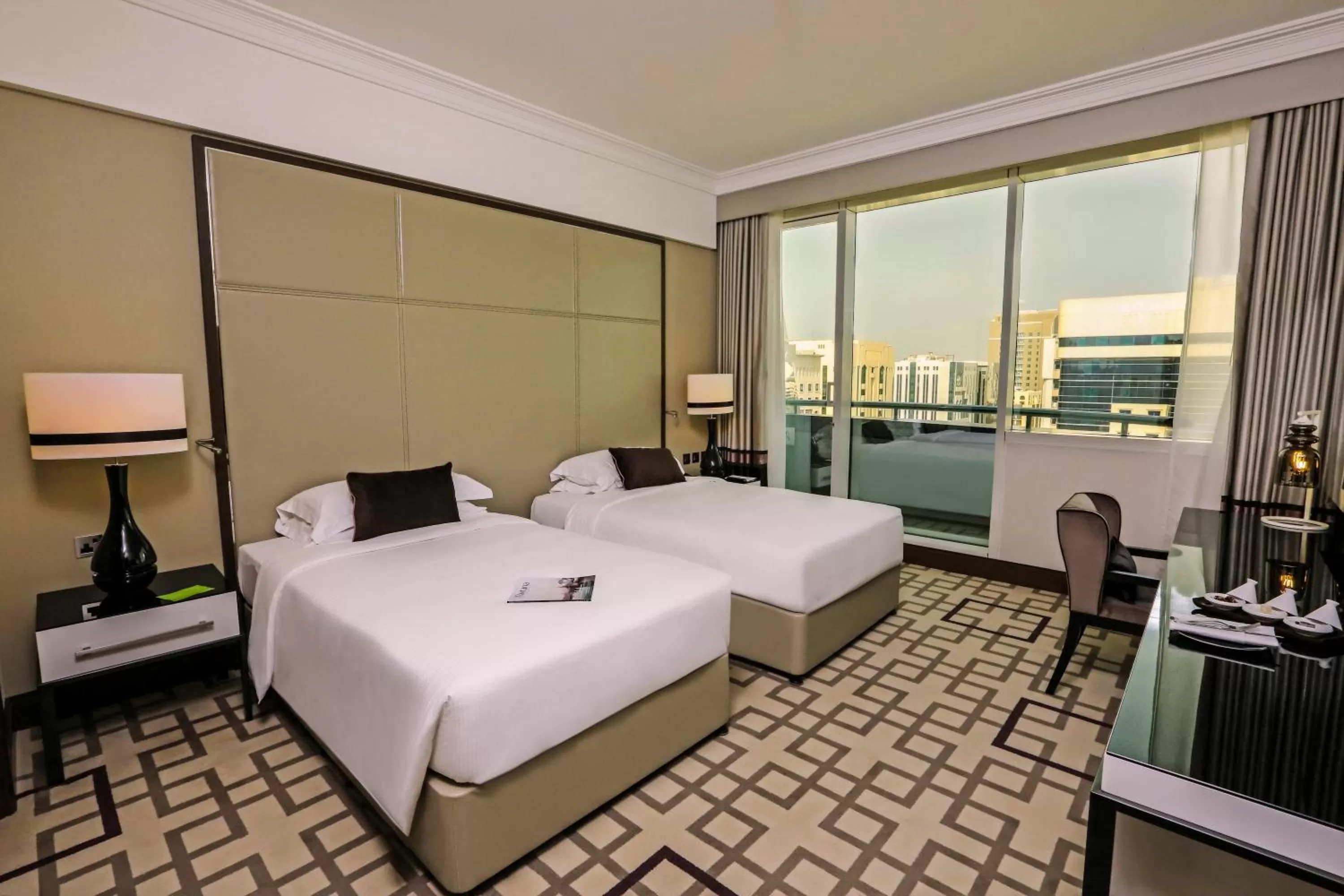 Bed in Al Maha Arjaan by Rotana