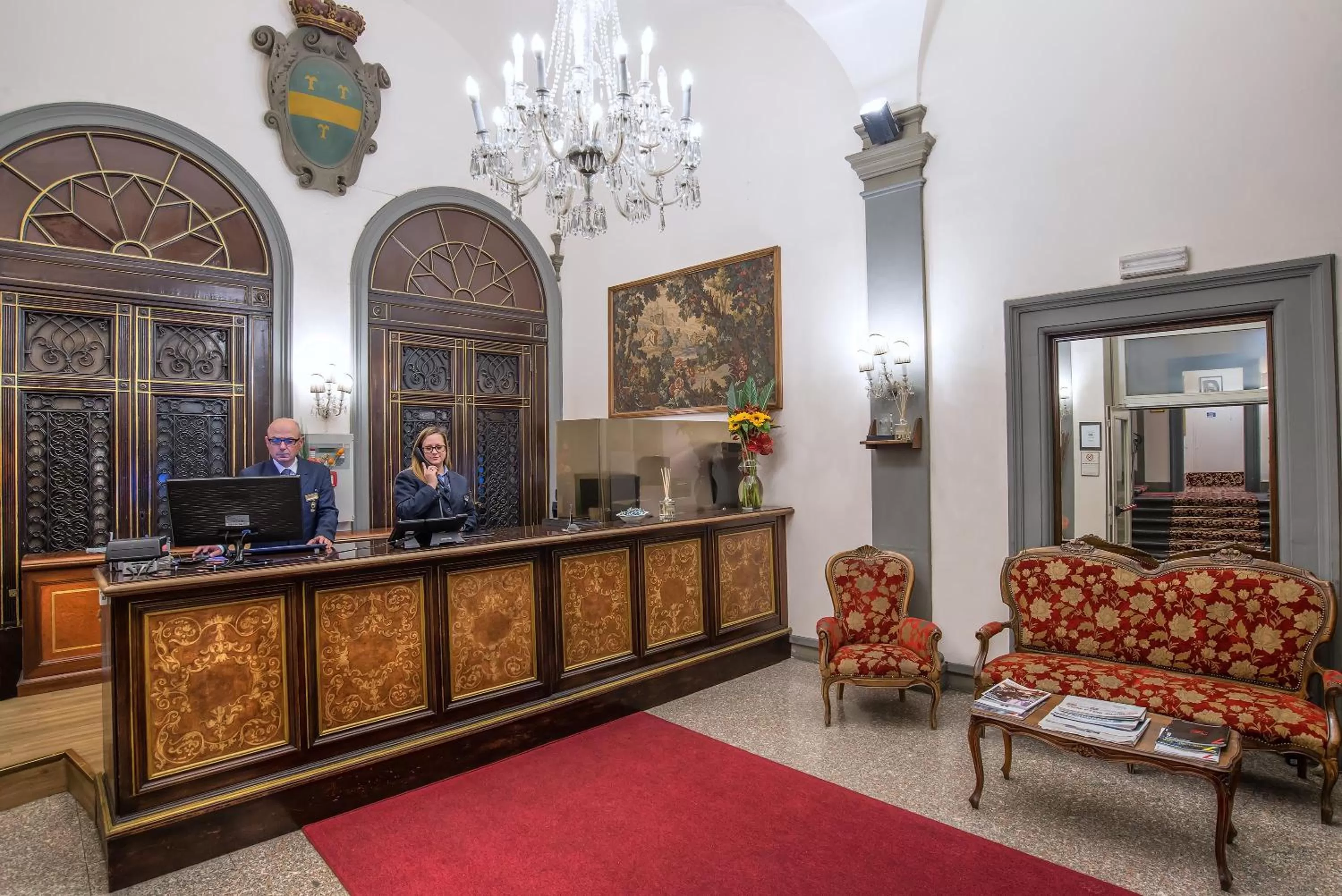 Lobby or reception in Hotel Paris