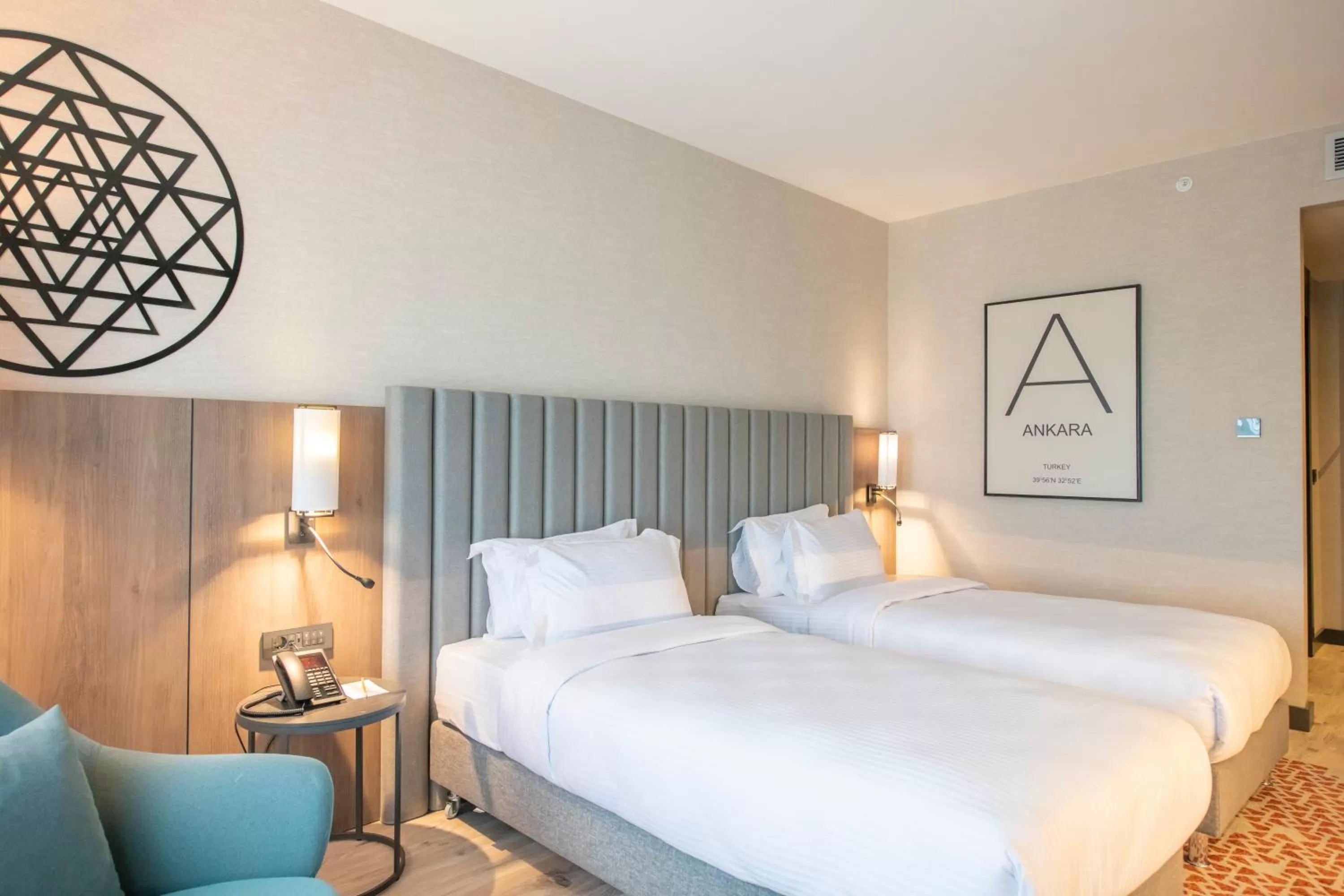 Bedroom, Bed in Crowne Plaza Ankara by IHG