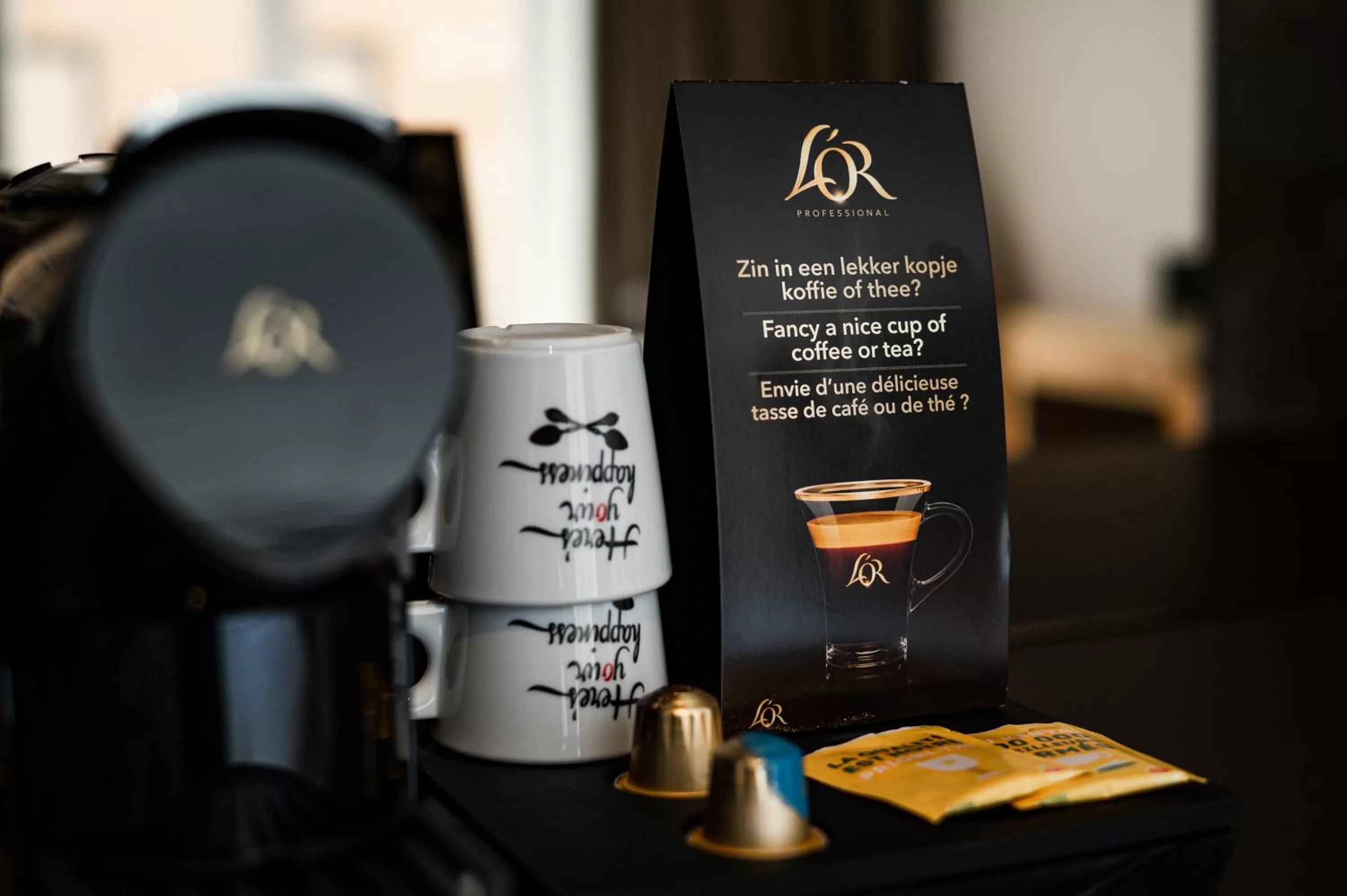 Coffee/tea facilities in Hotel Le Bois De Bruges
